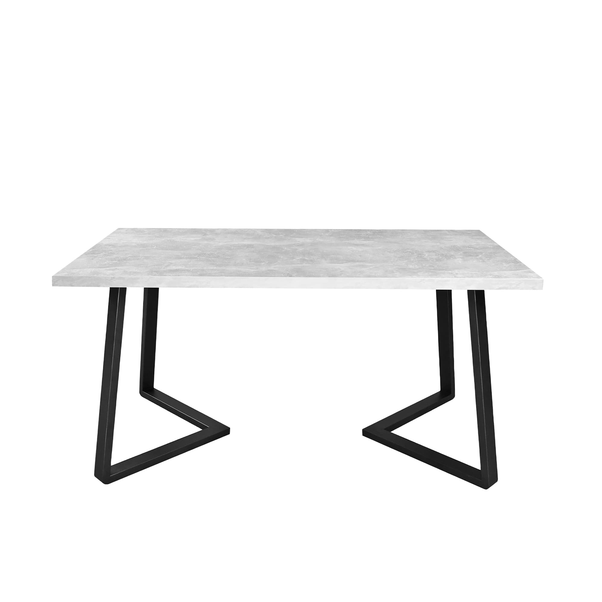 Masă FRIDA Beton+Black Legs 135×75
