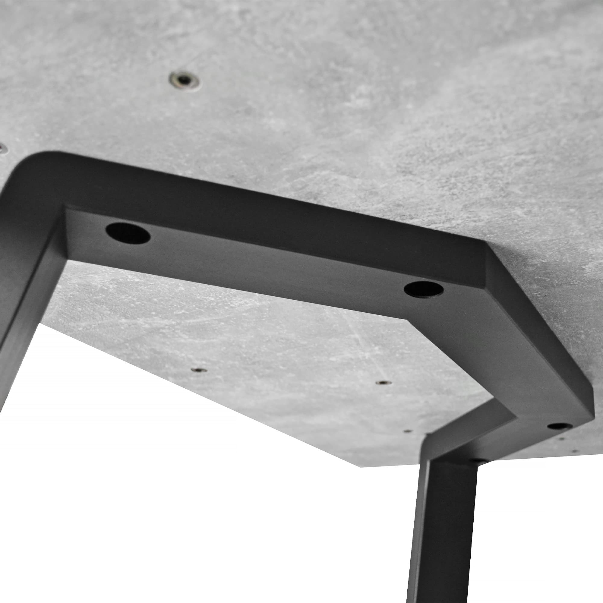 Masă FRIDA Beton+Black Legs 135×75