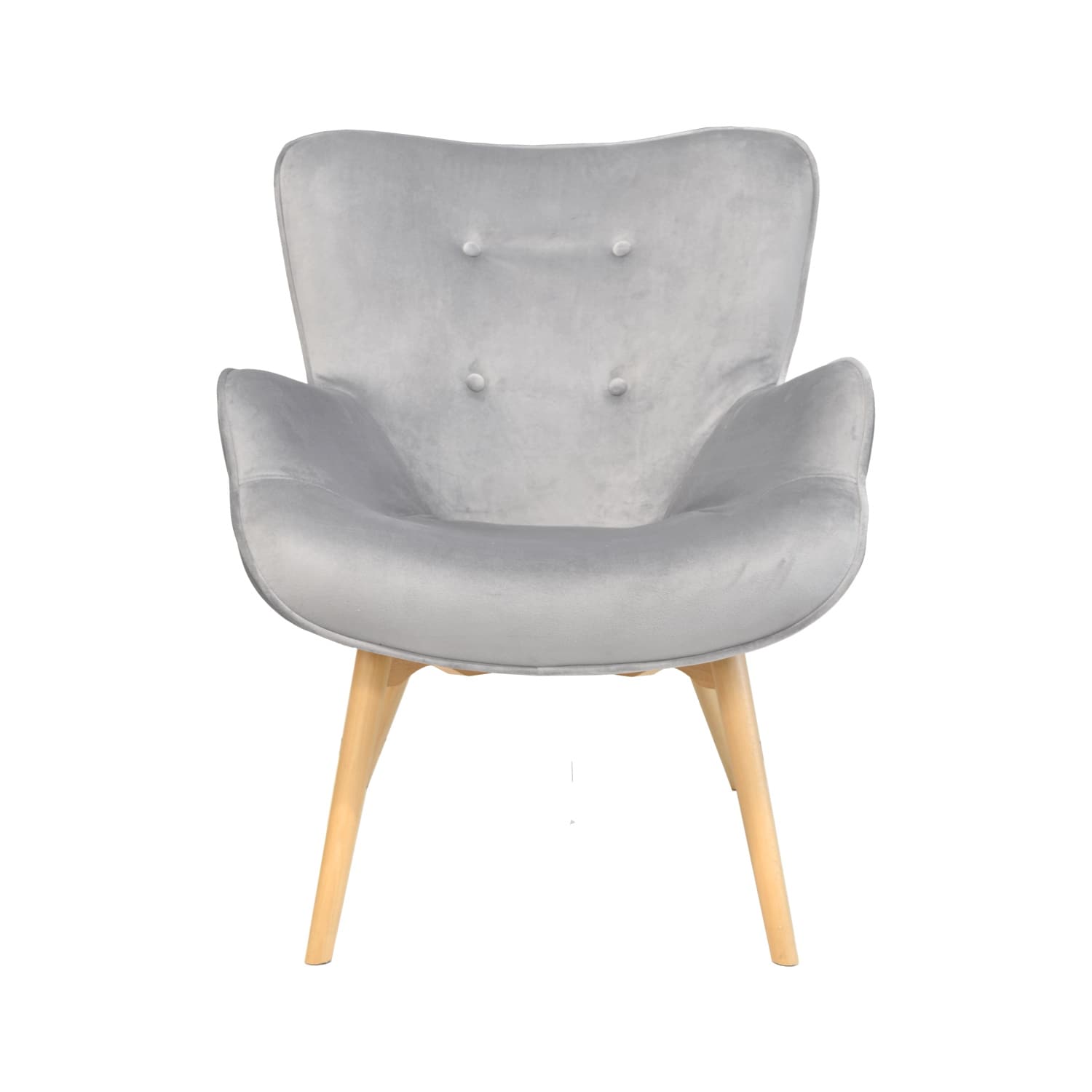 Fotoliu Leonard Catifea Grey