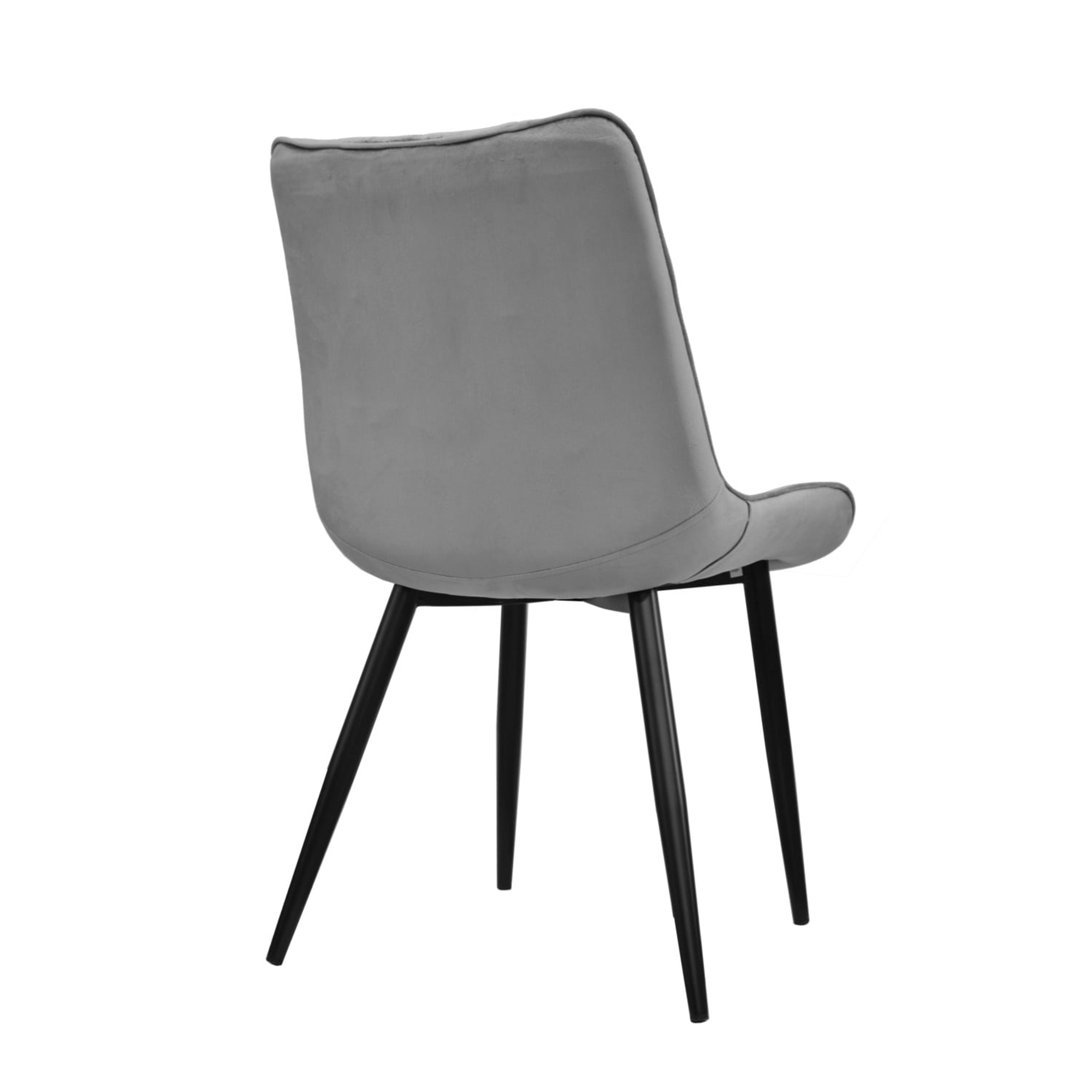 Scaun Hans Catifea Grey HLR20+Black Legs