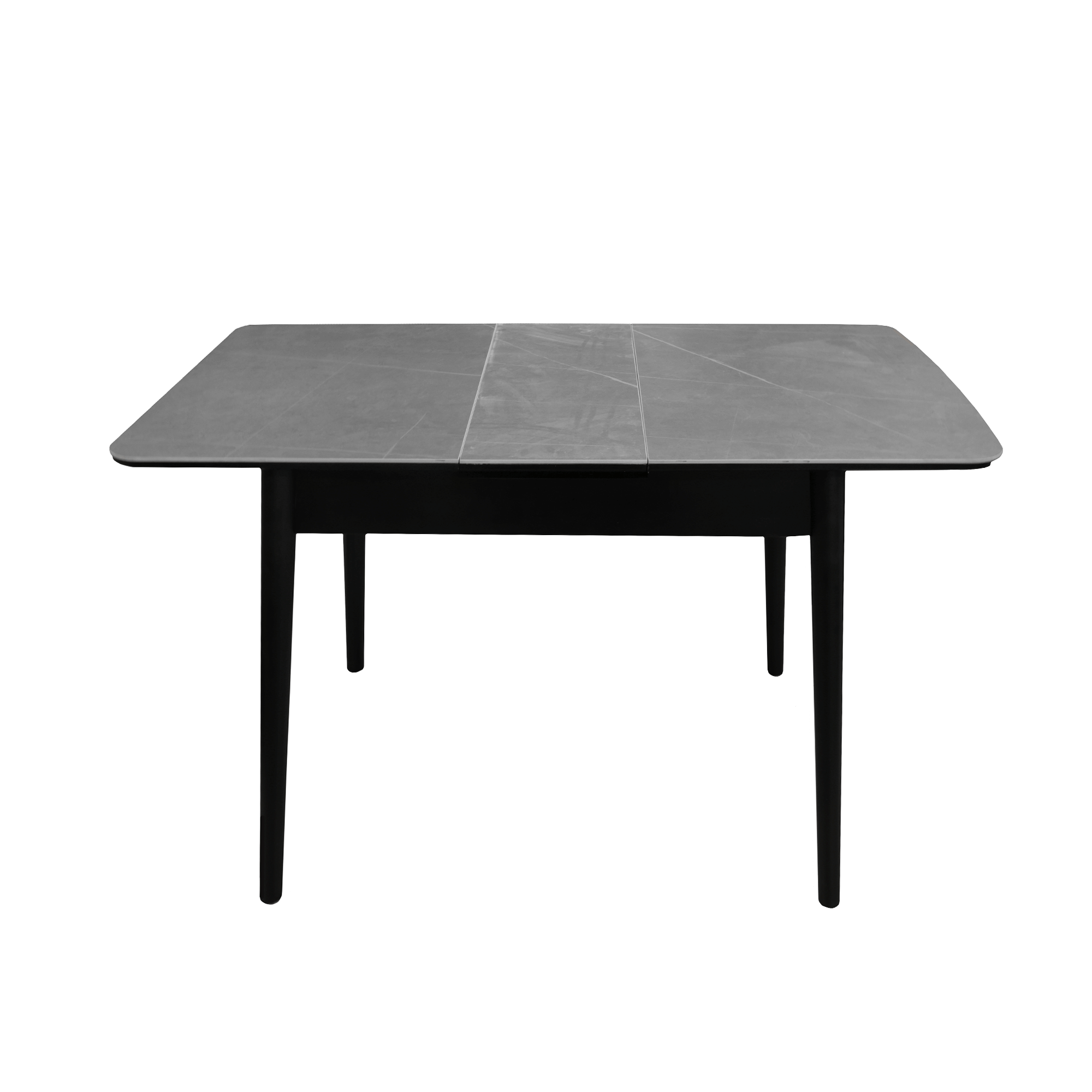 Masă Extensibilă Granna Grey+Black Legs