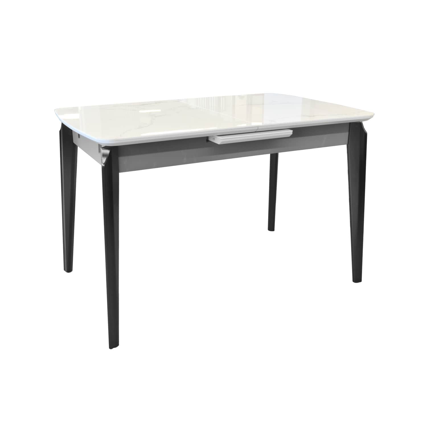 Cumpara  Mobilier pentru bucătărie - Masă Extensibilă ELVERUM White+Black Legs 120..