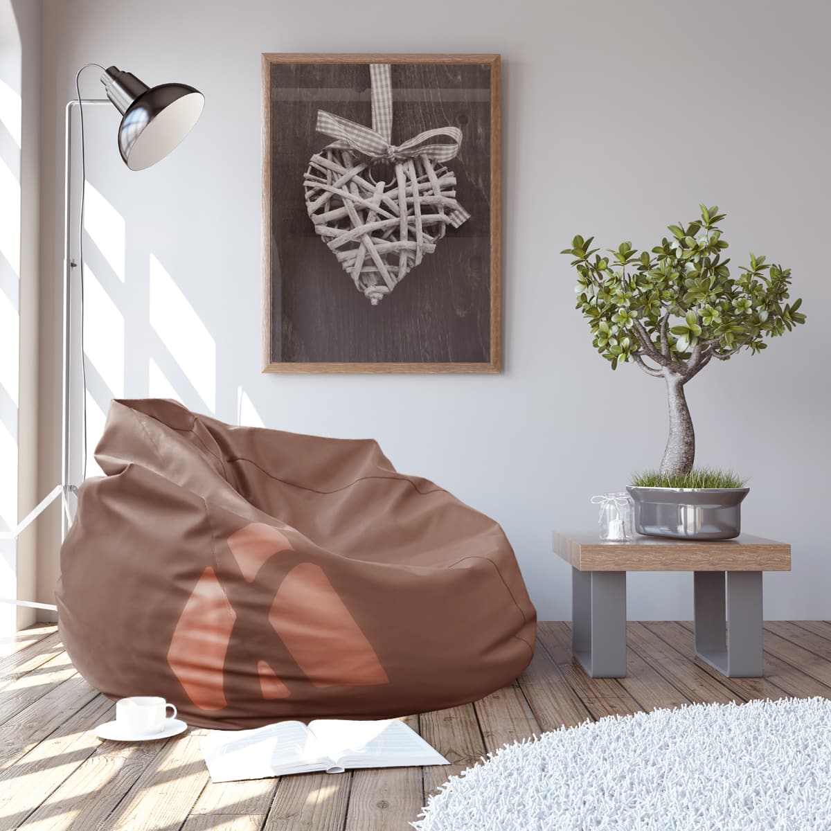 Bean-Bag Piele Eco Brown..