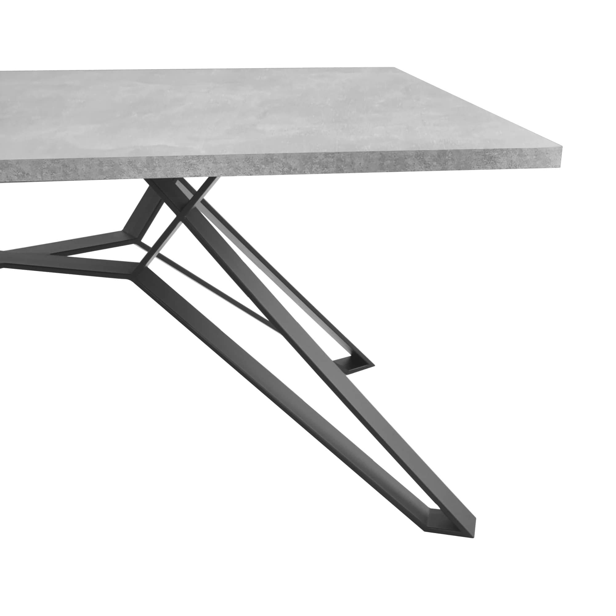 Masă SELENA Beton 180×90