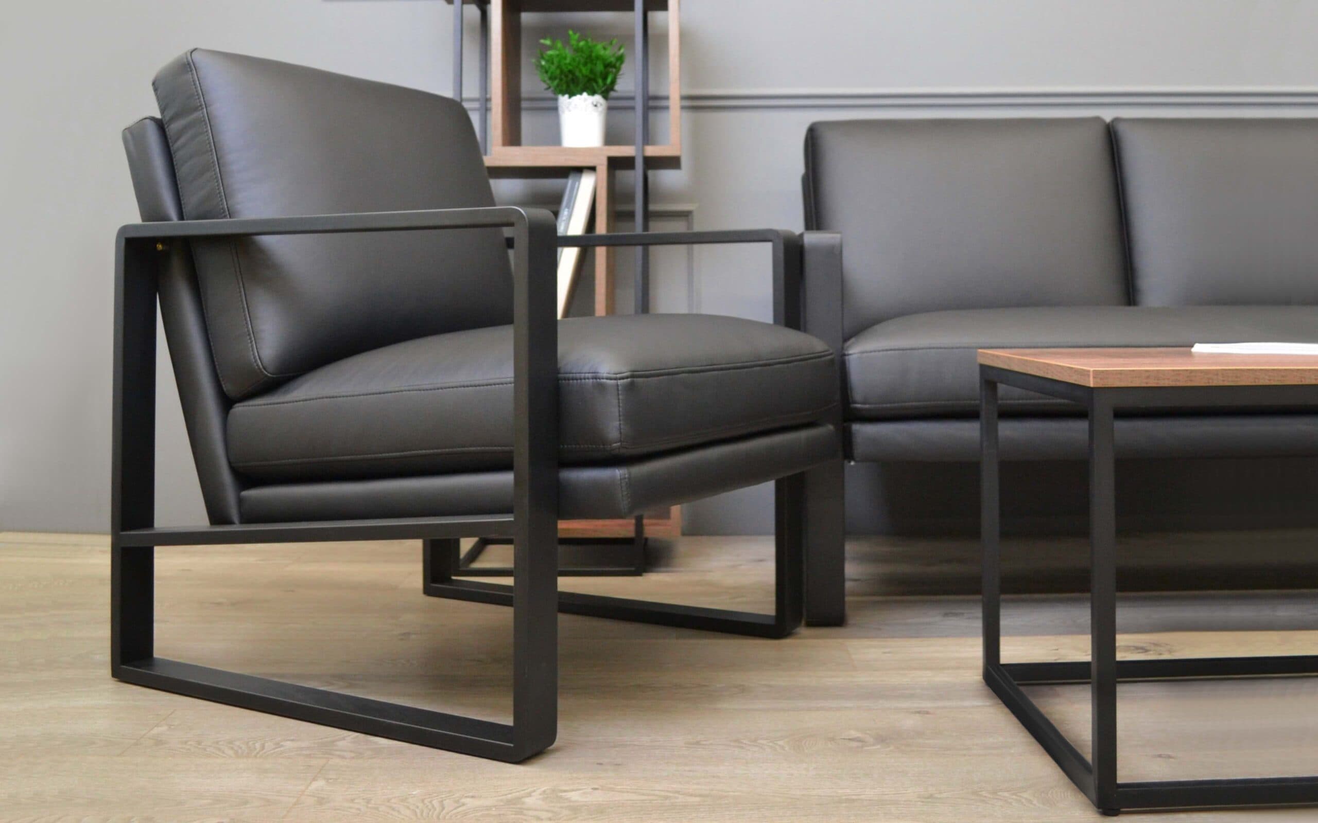 Fotoliu YORK Pu Black