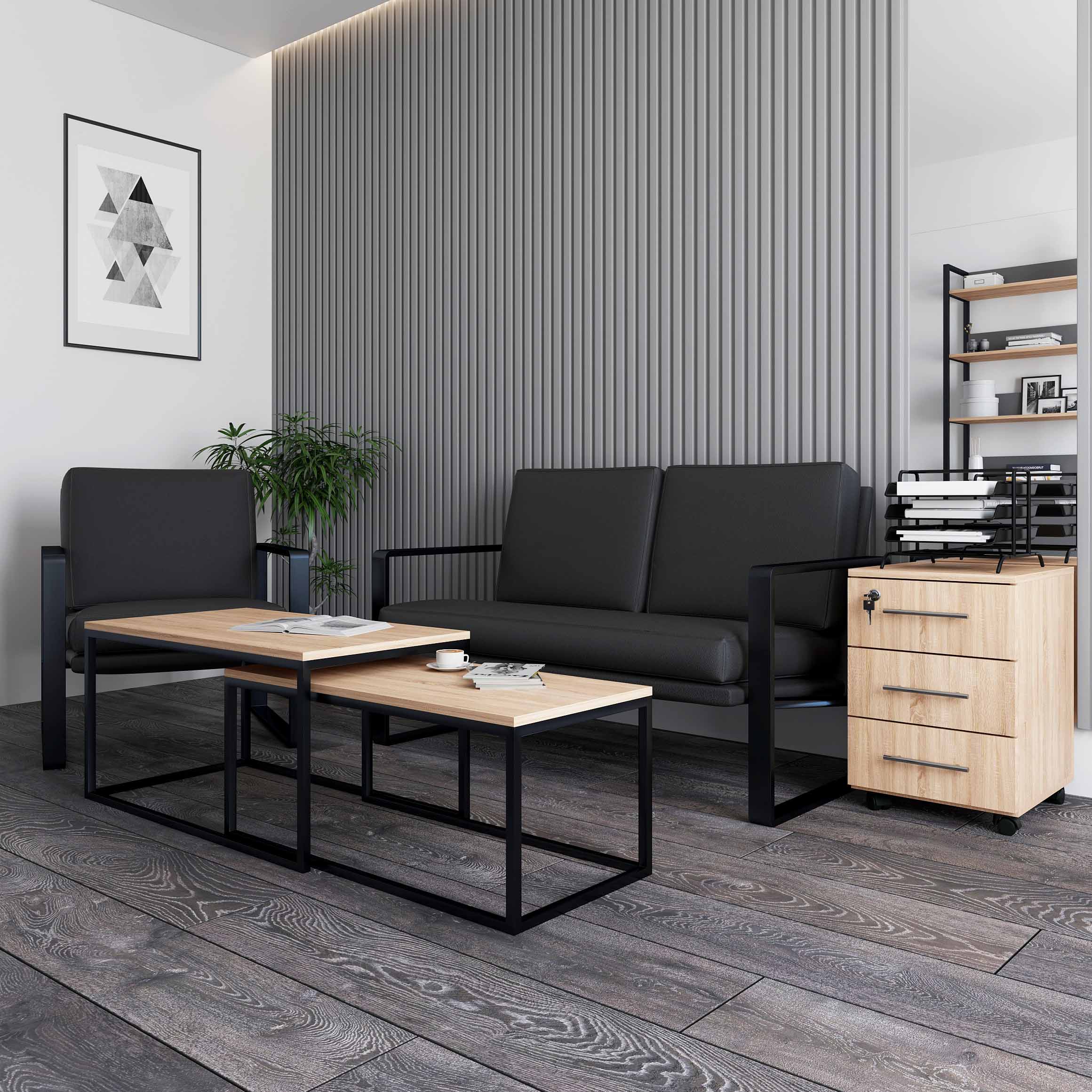 Canapea York Pu Black