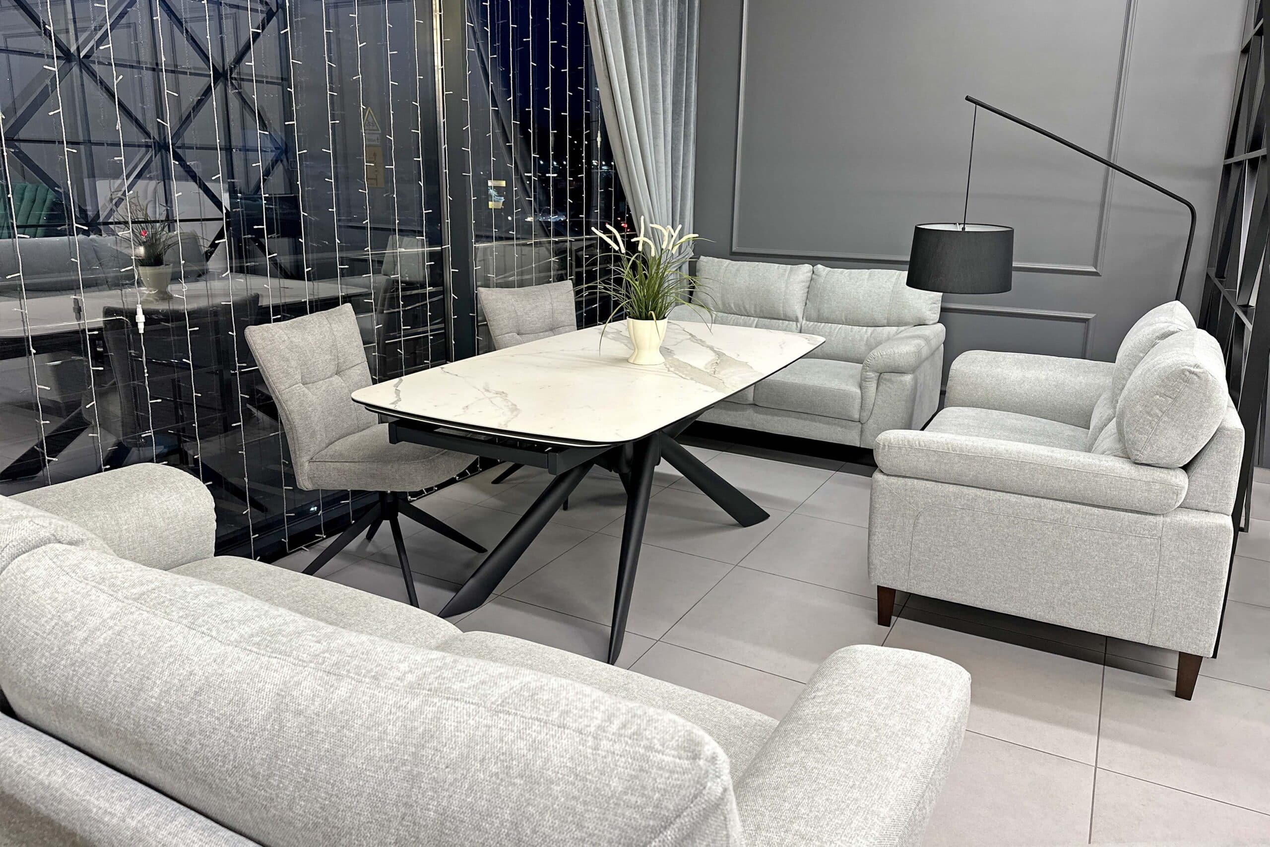 Canapea Mellissa-3 Grey