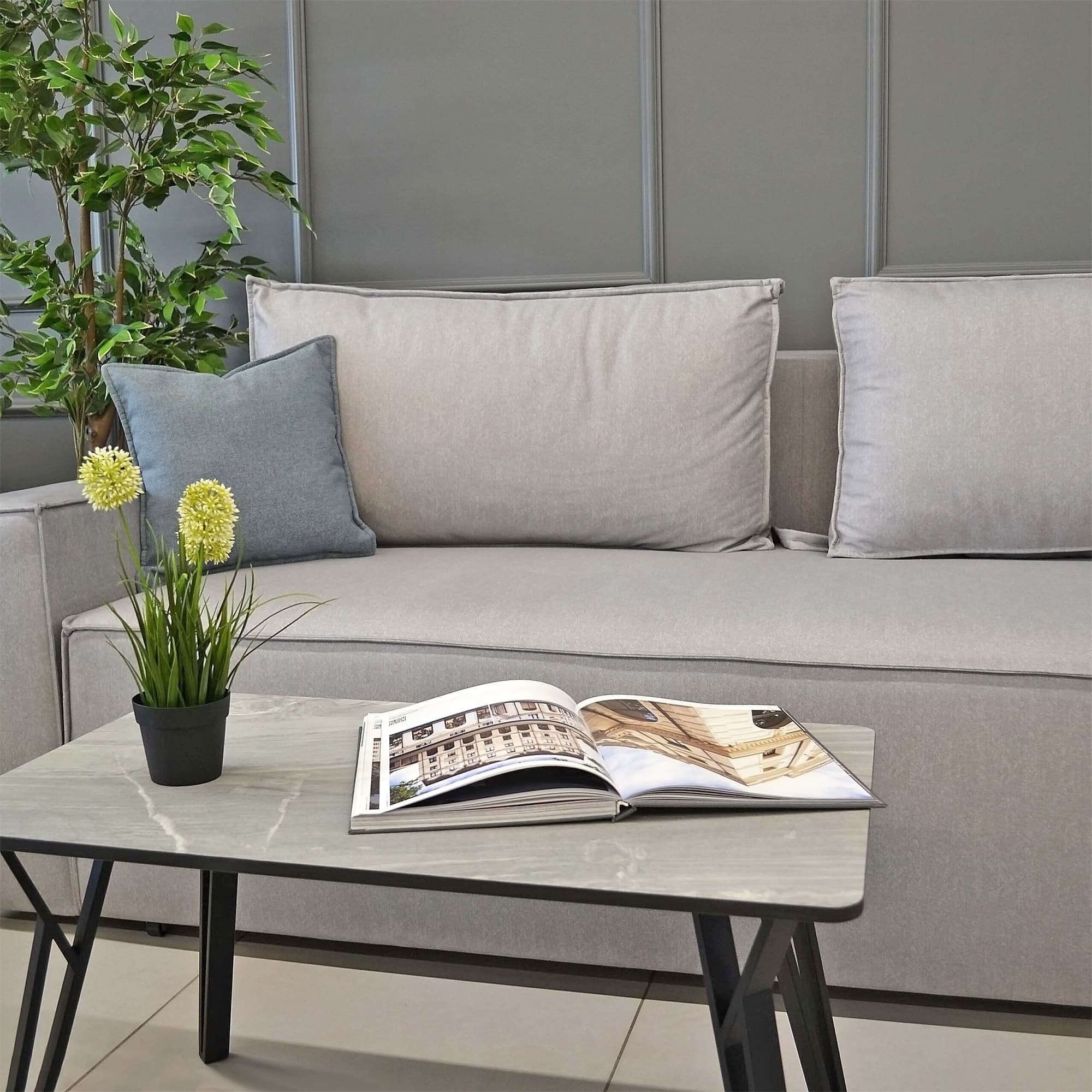 Canapea Extensibilă Kalifornia Grey