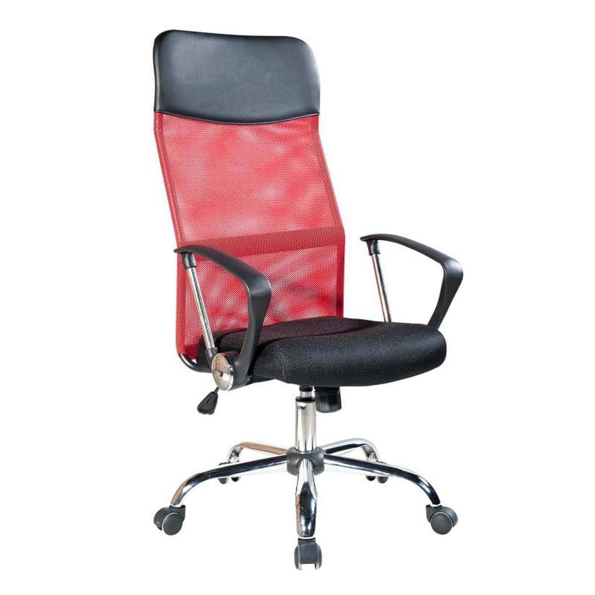 Cumpara  Scaune de birou - Fotoliu Birou F-63~Black+Red..