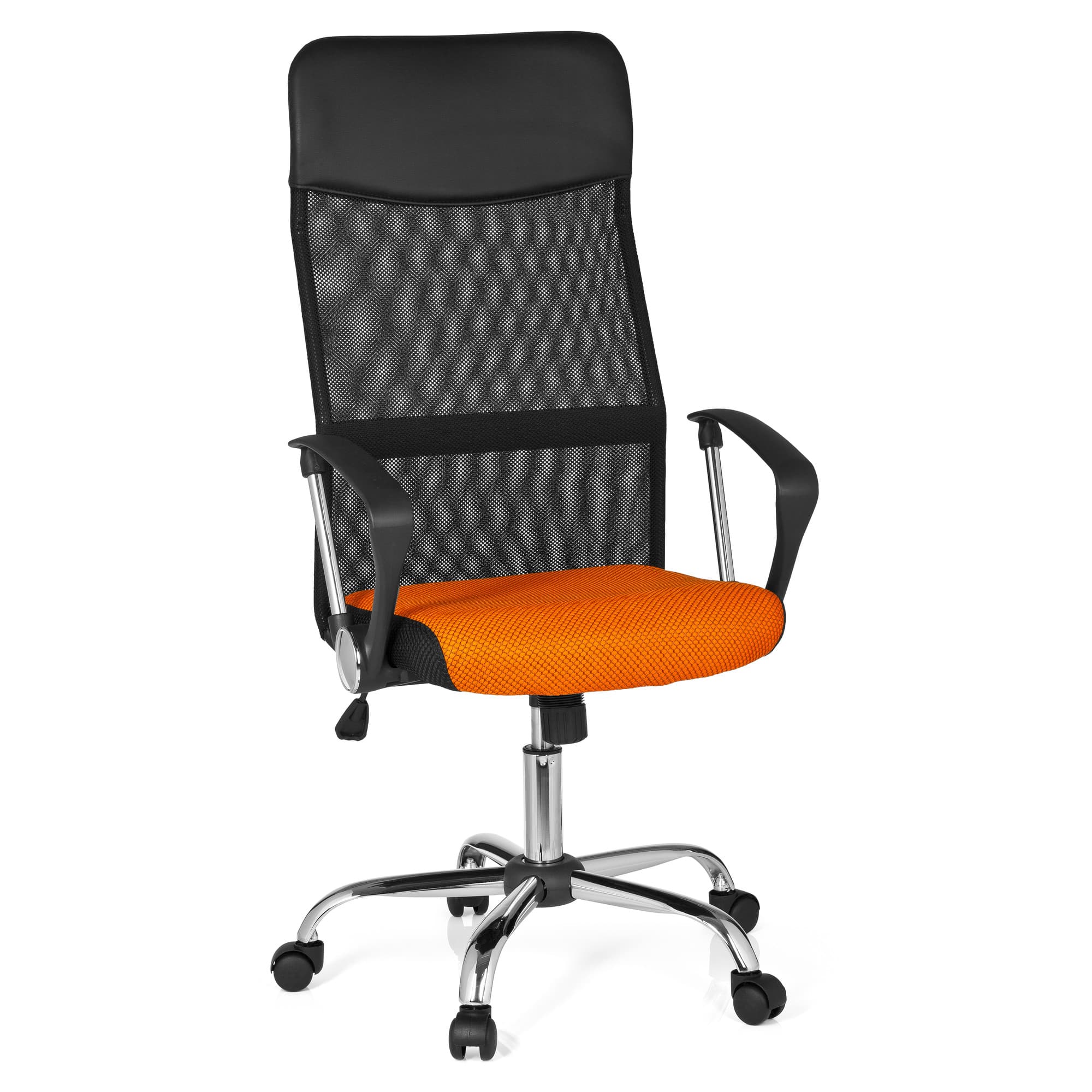 Cumpara  Scaune de birou - Fotoliu Birou F-63~Black+Orange..