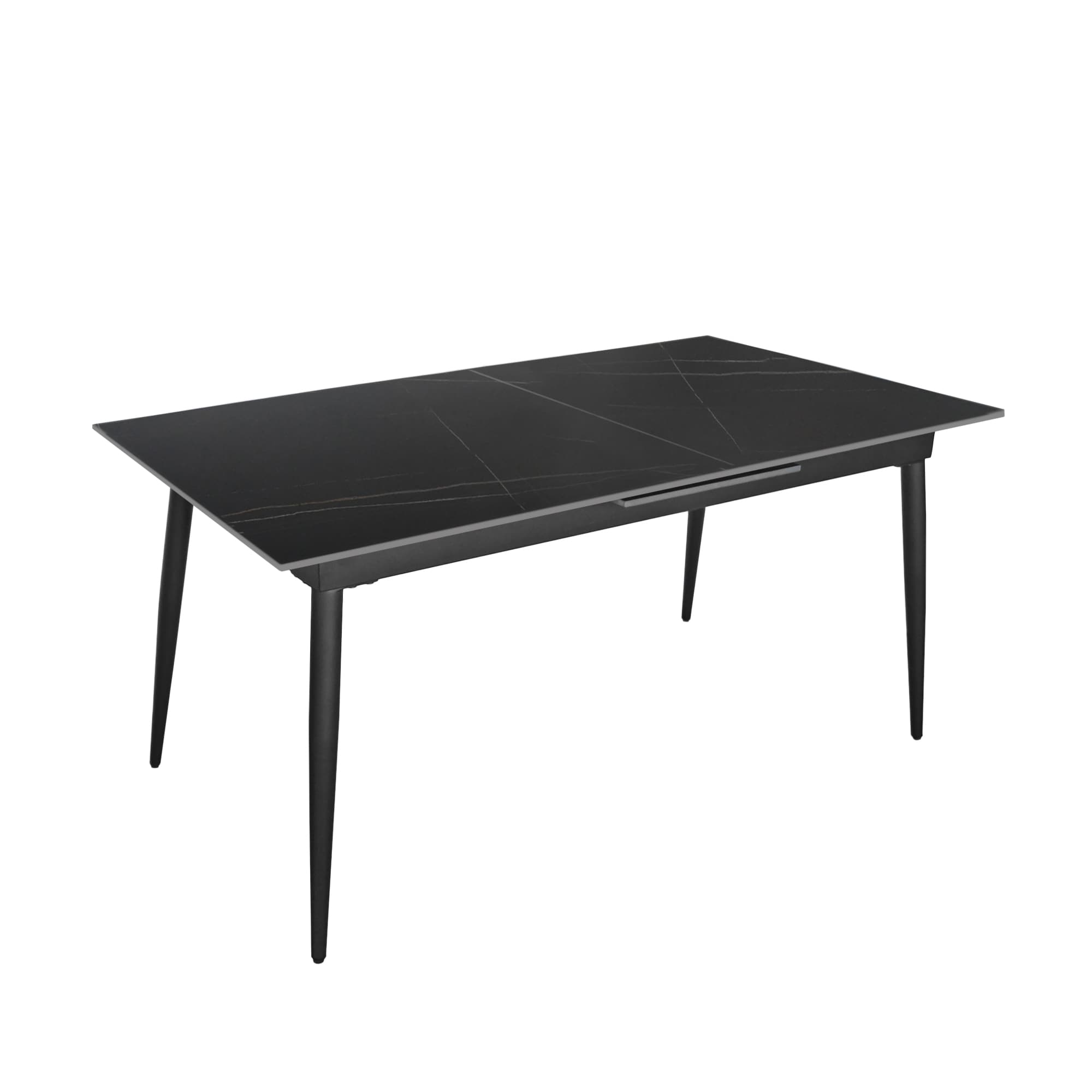 Cumpara  Mobilier pentru bucătărie - Masă Extensibilă VANESSA Black Lawrence Gold ..