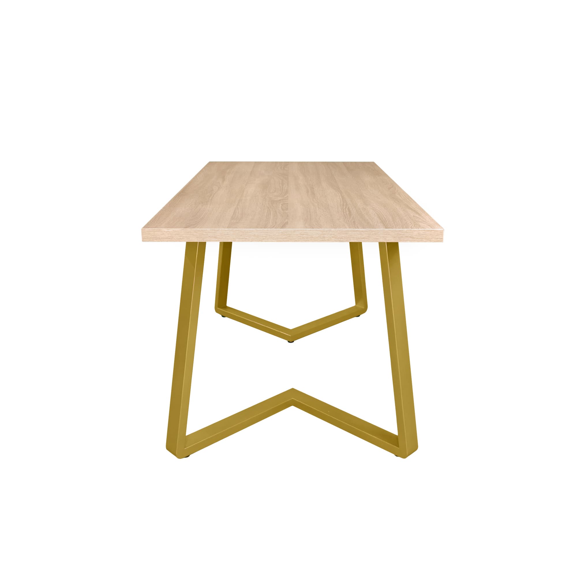 Masă FRIDA Sonoma+Golden Legs 150×80