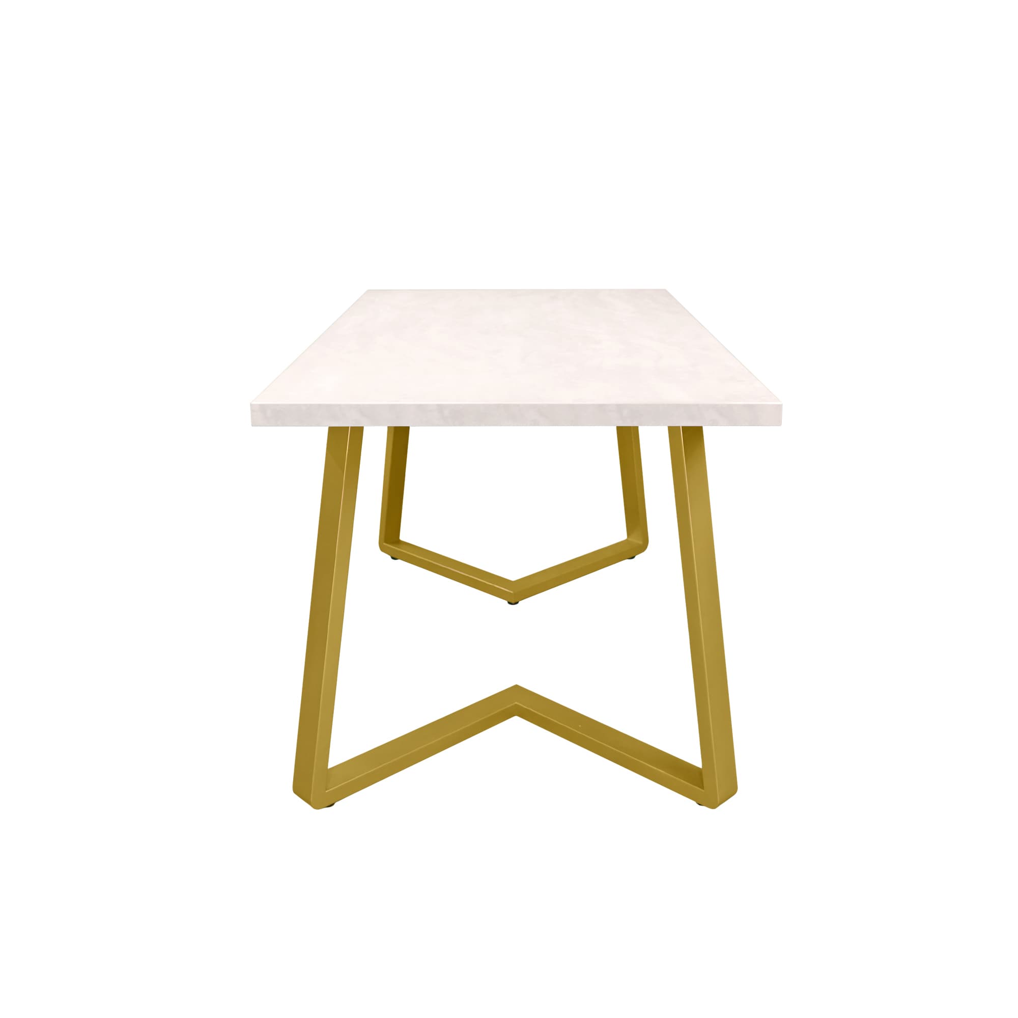 Masă FRIDA Mătase+Golden Legs 150×80