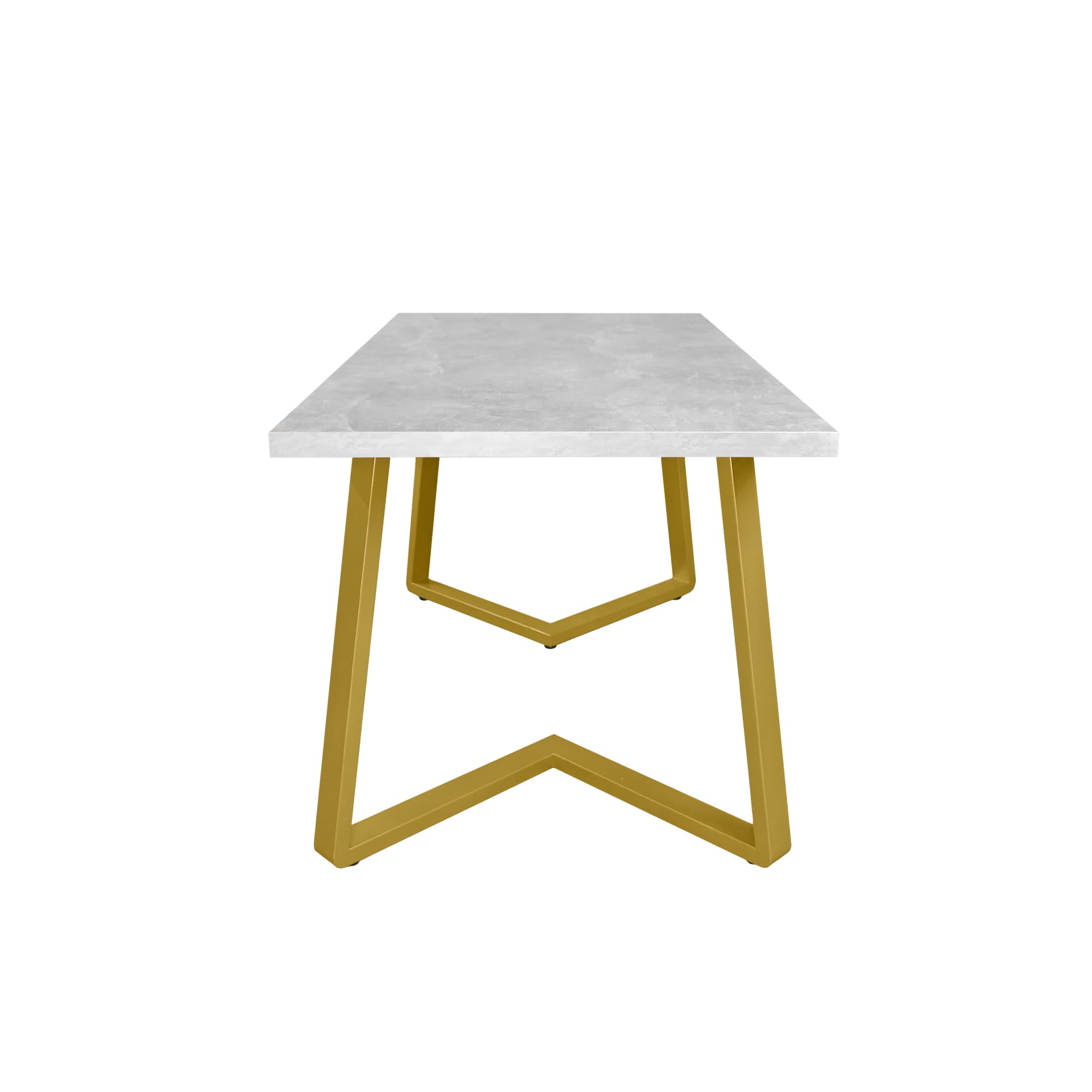 Masă FRIDA Beton+Golden Legs 150×80