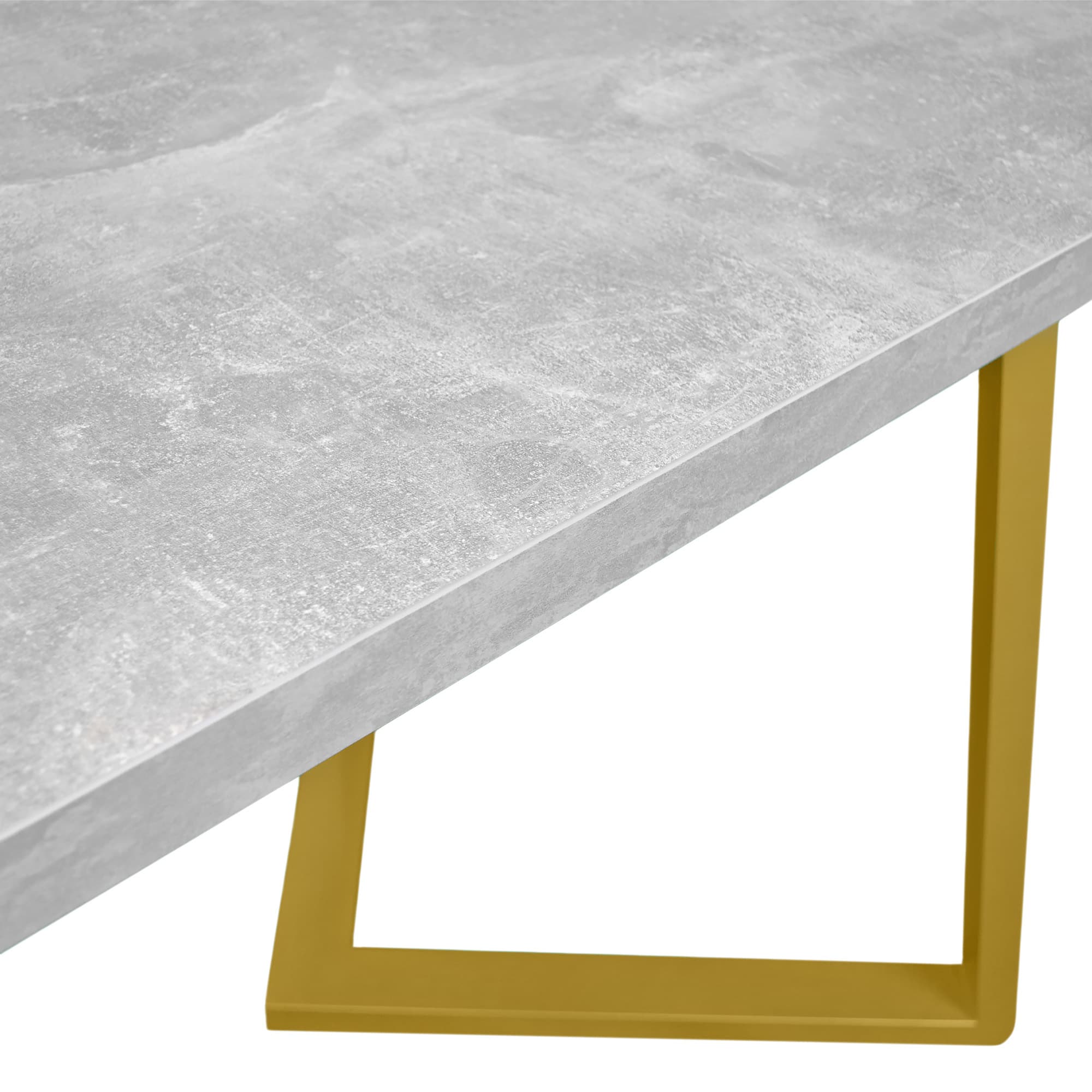Masă FRIDA Beton+Golden Legs 150×80