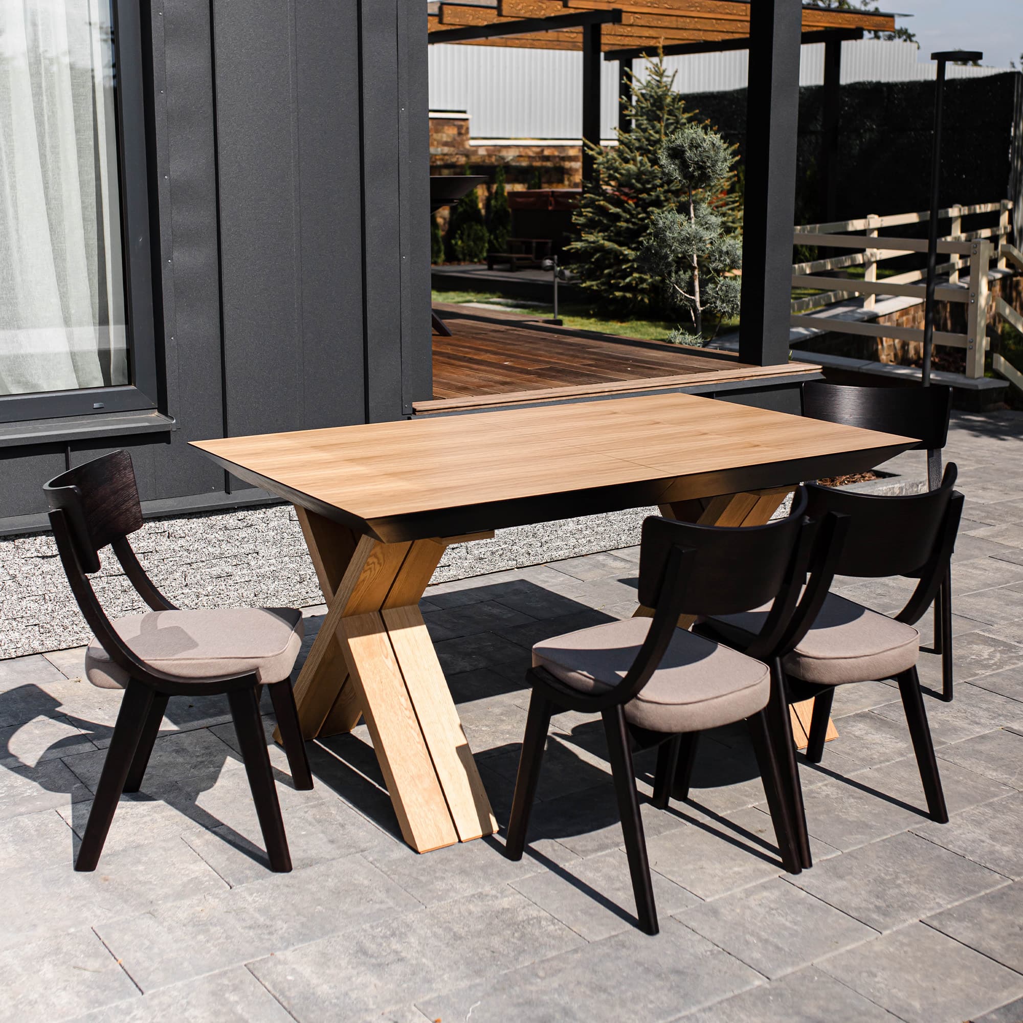 Masă Extensibilă MADRID Natural Wood