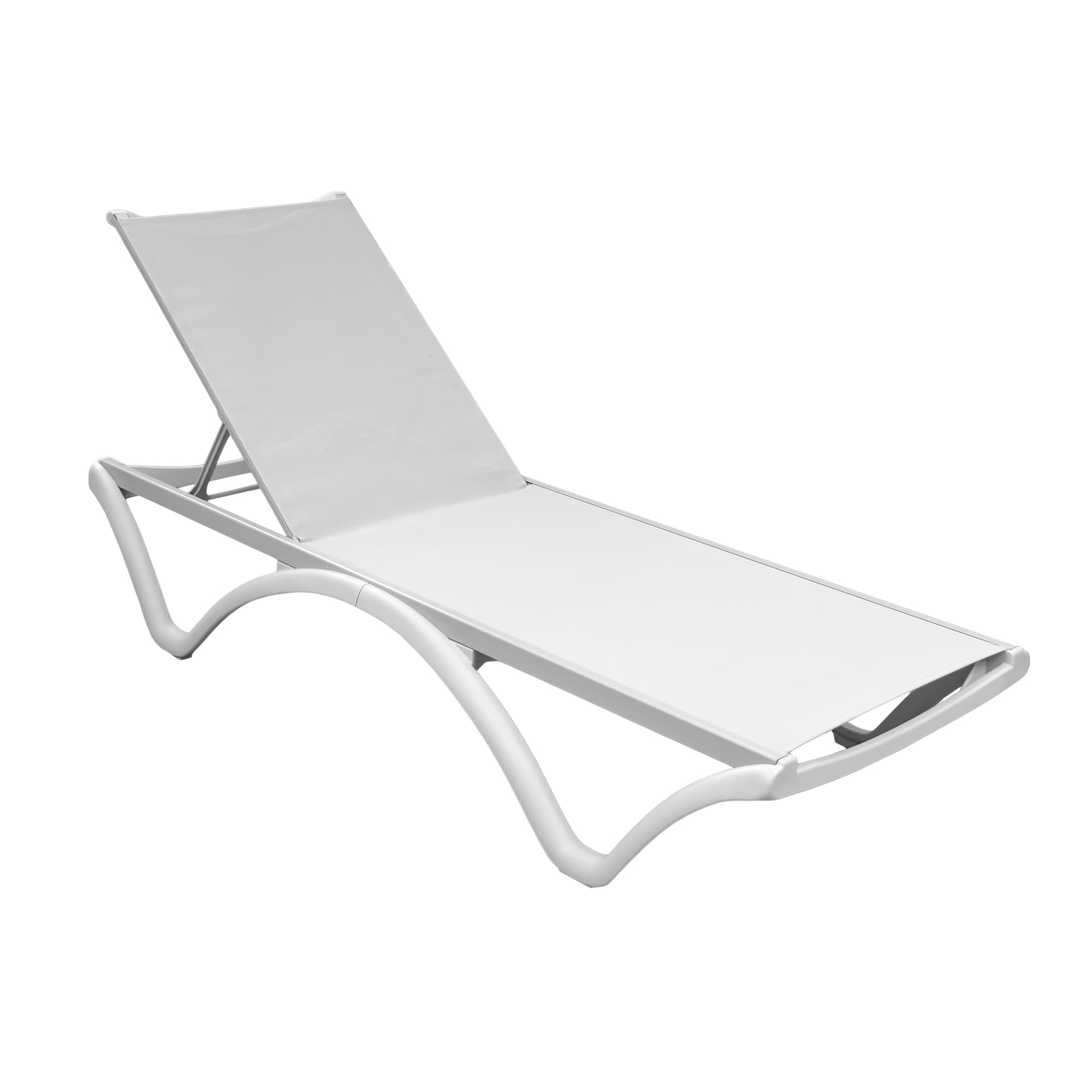 Șezlong Ocean Beach Gri Deschis