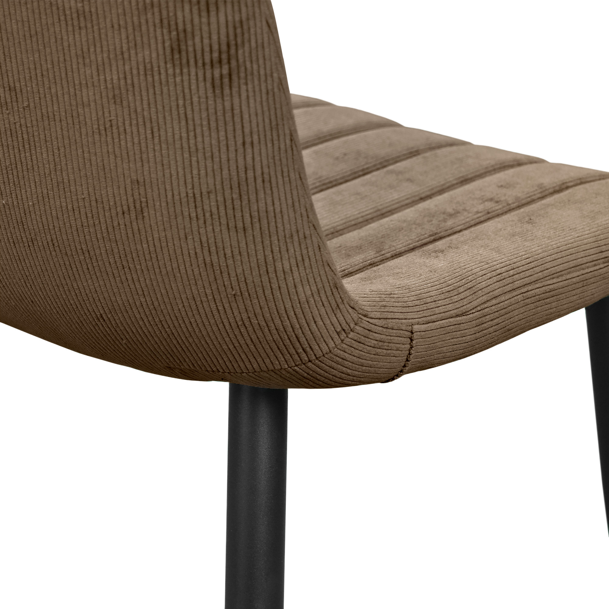 Scaun DC-90 BGF166-7 Brown Velvet+Black Legs