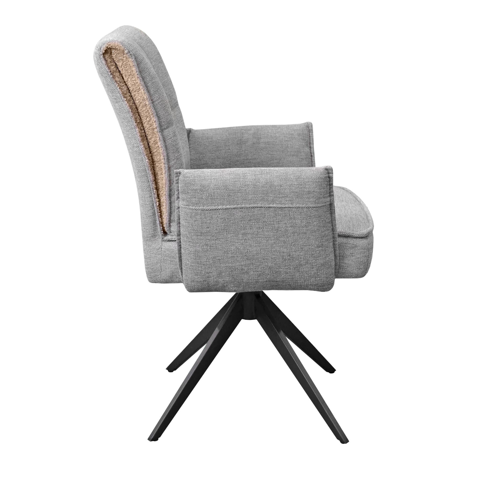 Scaun Lorenz Arm Grey