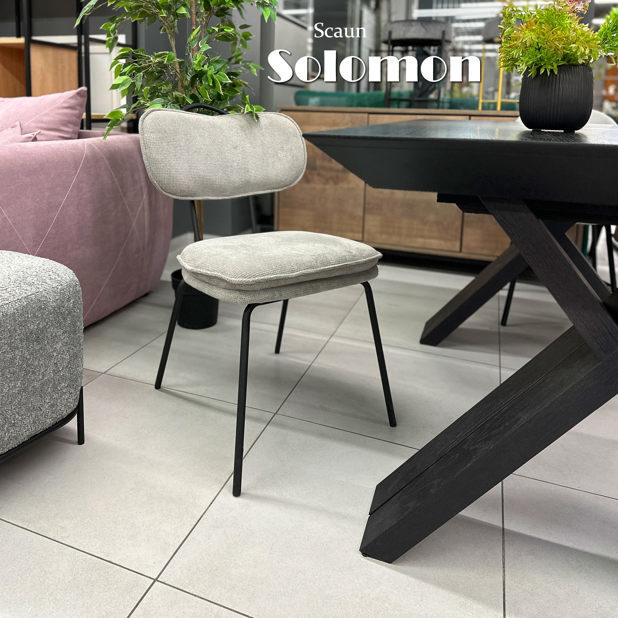 Scaun SOLOMON Grey