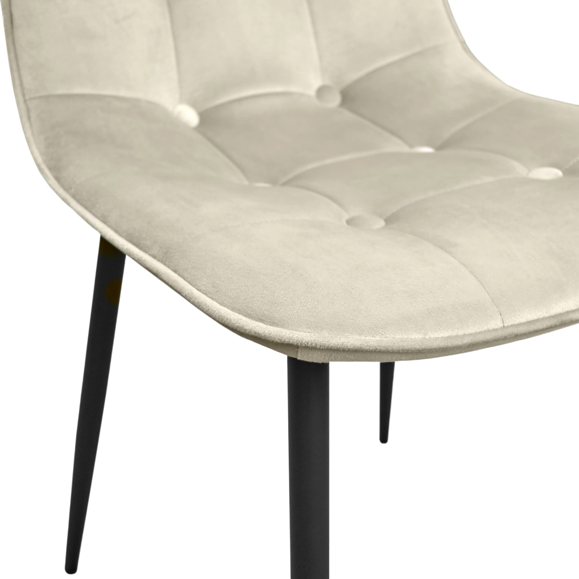 M-01-3 (Hlr-14) Catifea Grey/Beige+Black Legs Scaun