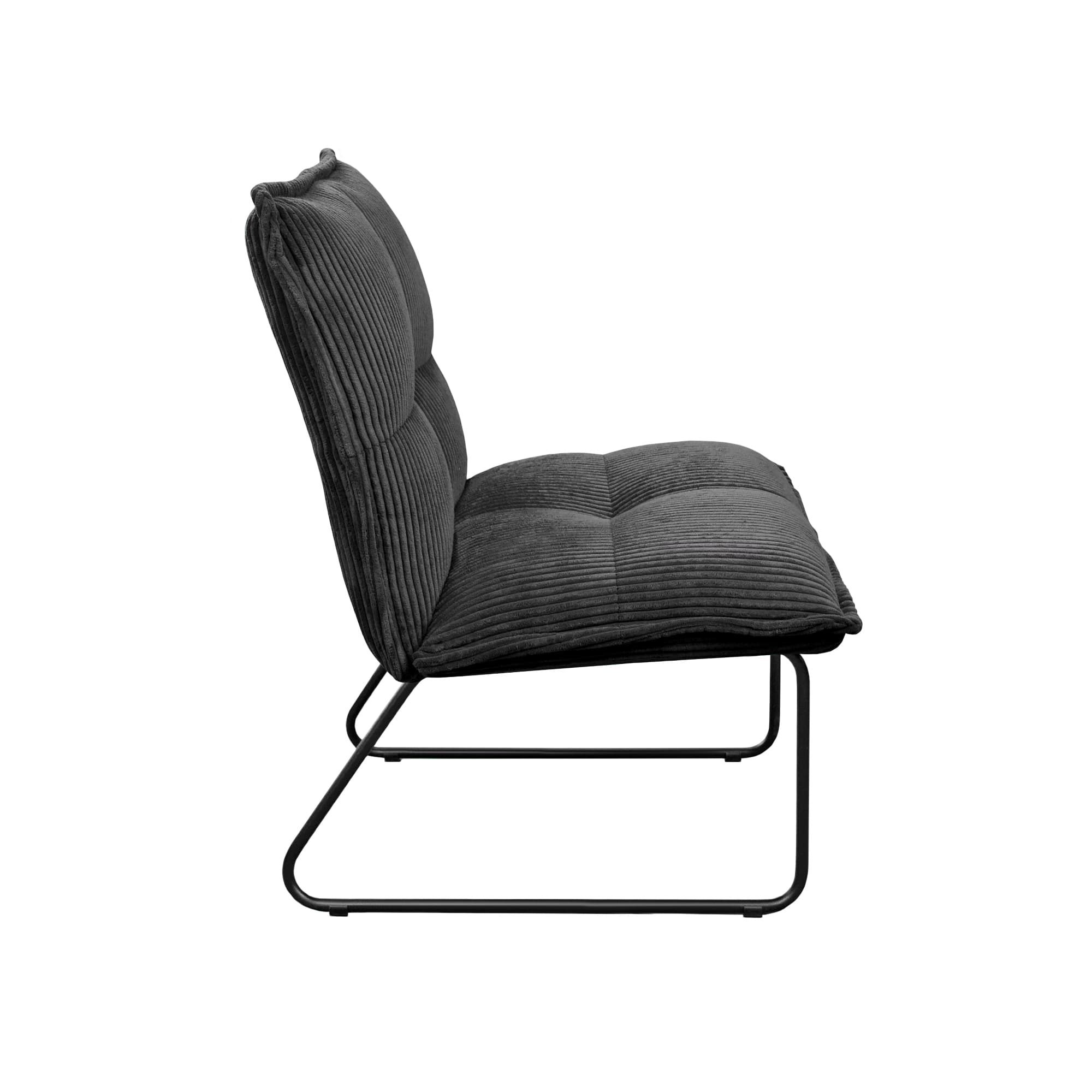 Fotoliu BRONX Black Velvet