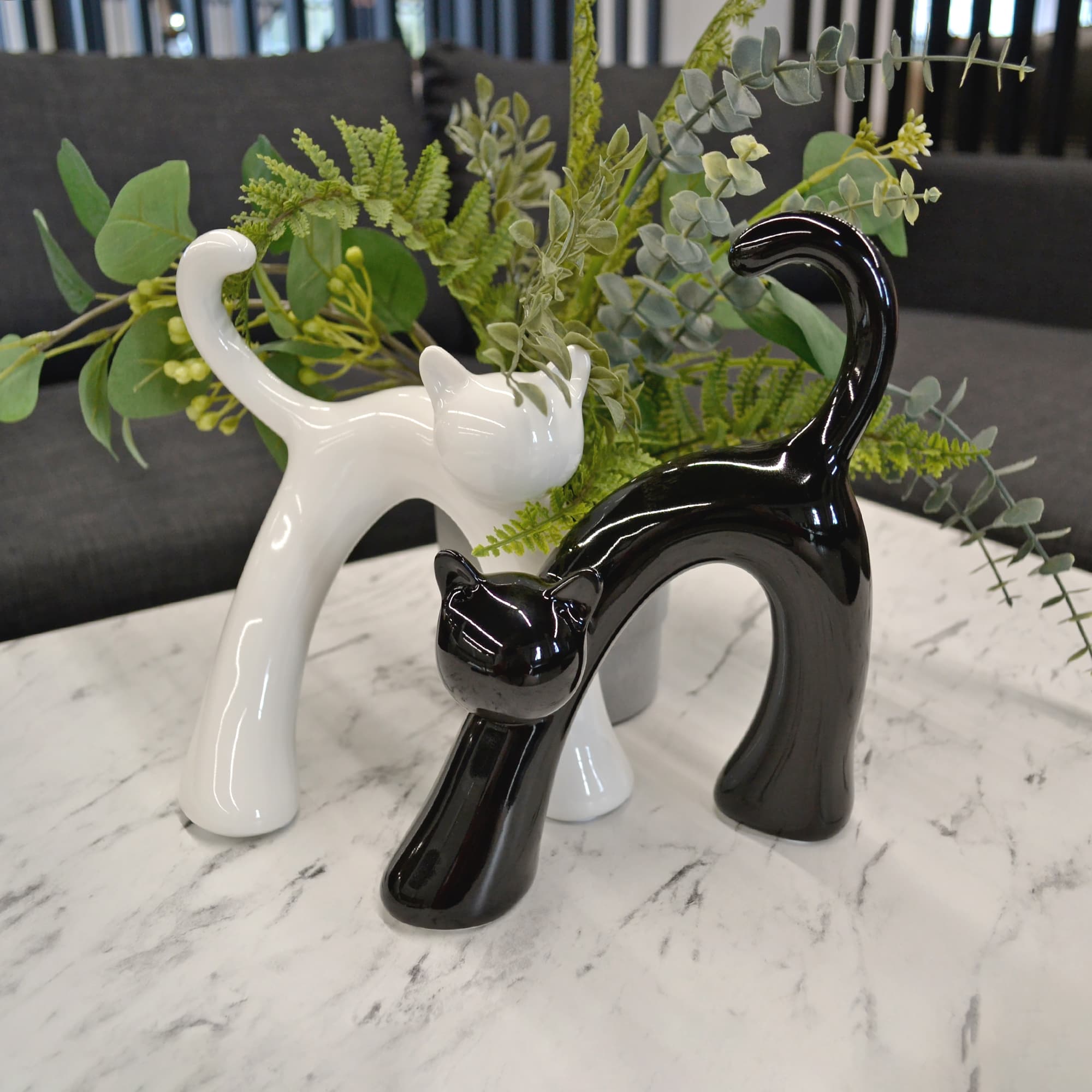 Set Suvenire PISICI White/Black