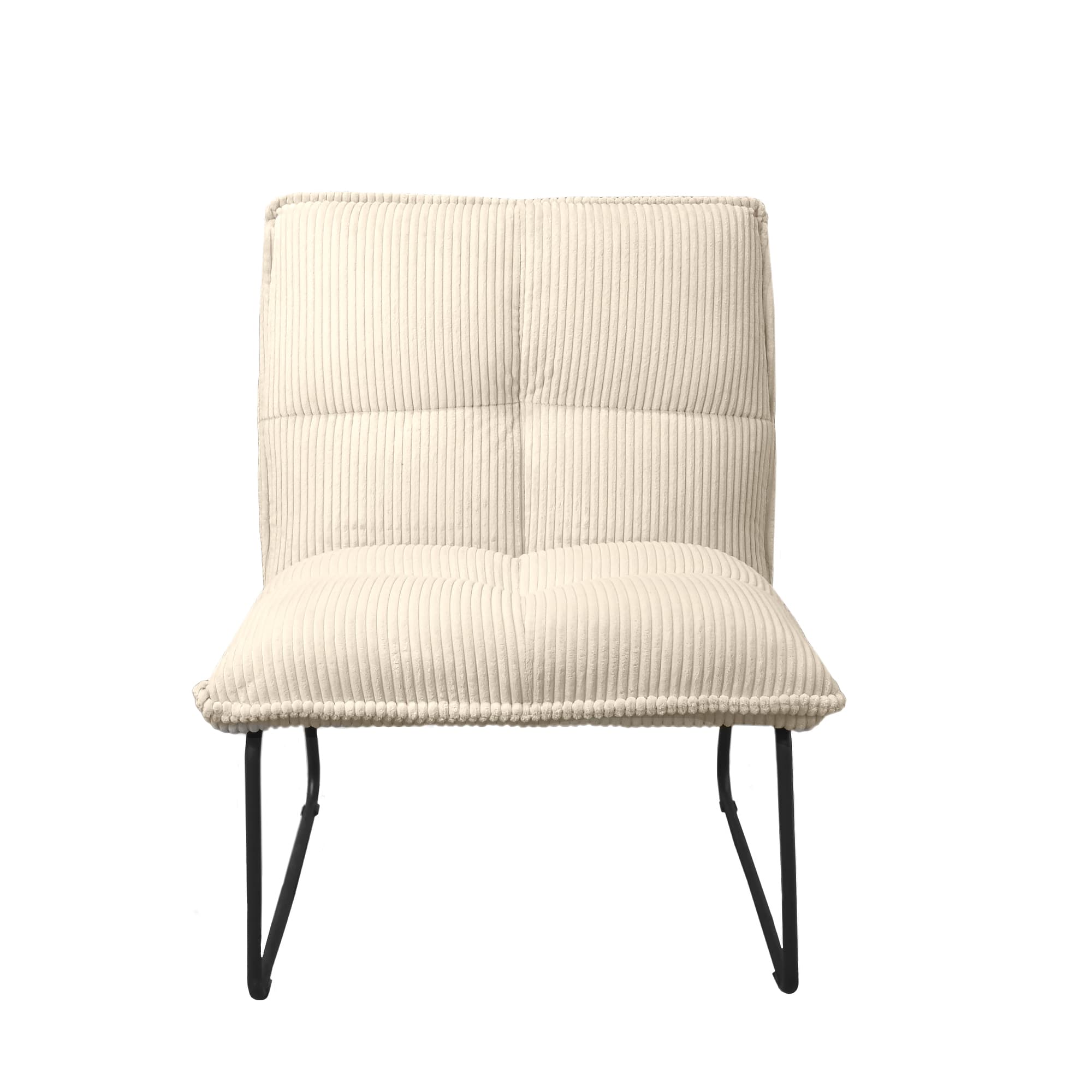 Fotoliu BRONX White Velvet