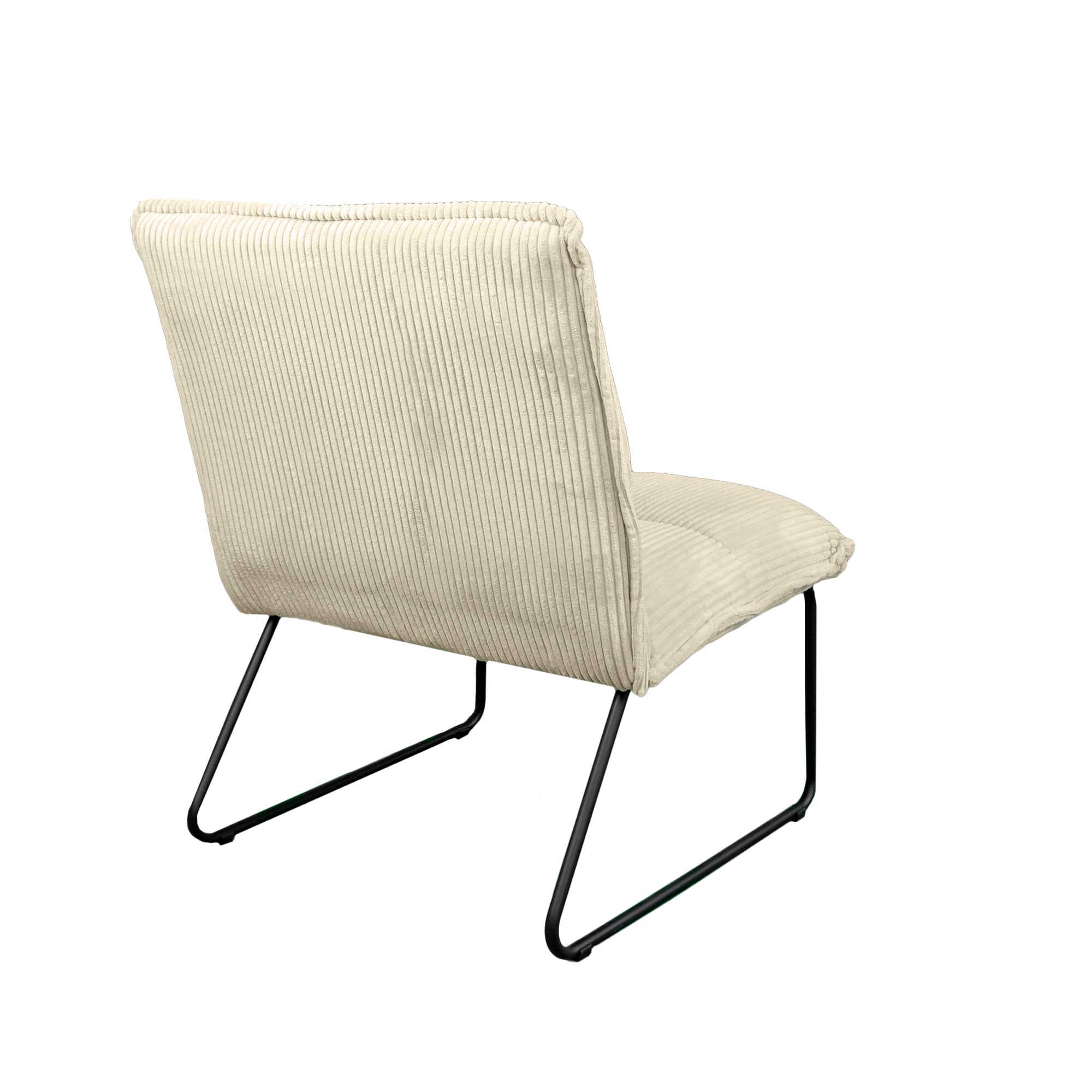 Fotoliu BRONX White Velvet