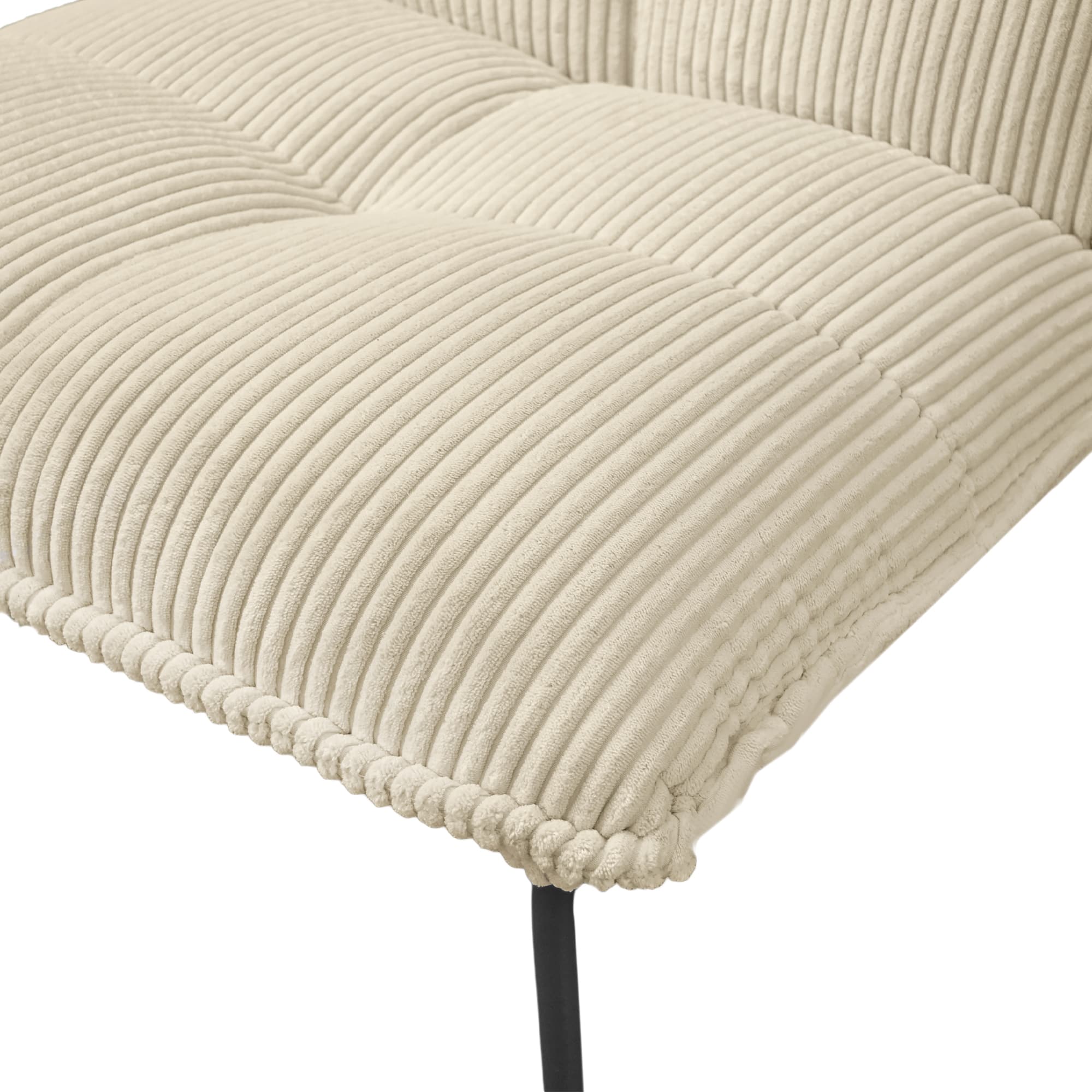 Fotoliu BRONX White Velvet