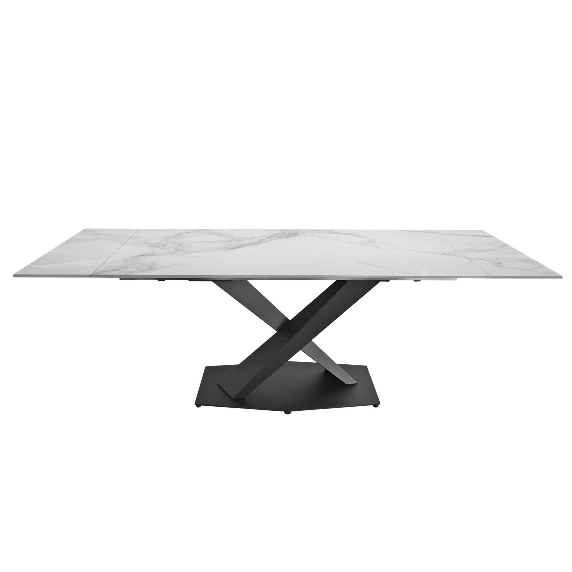 Masă extensibilă HELIOS White