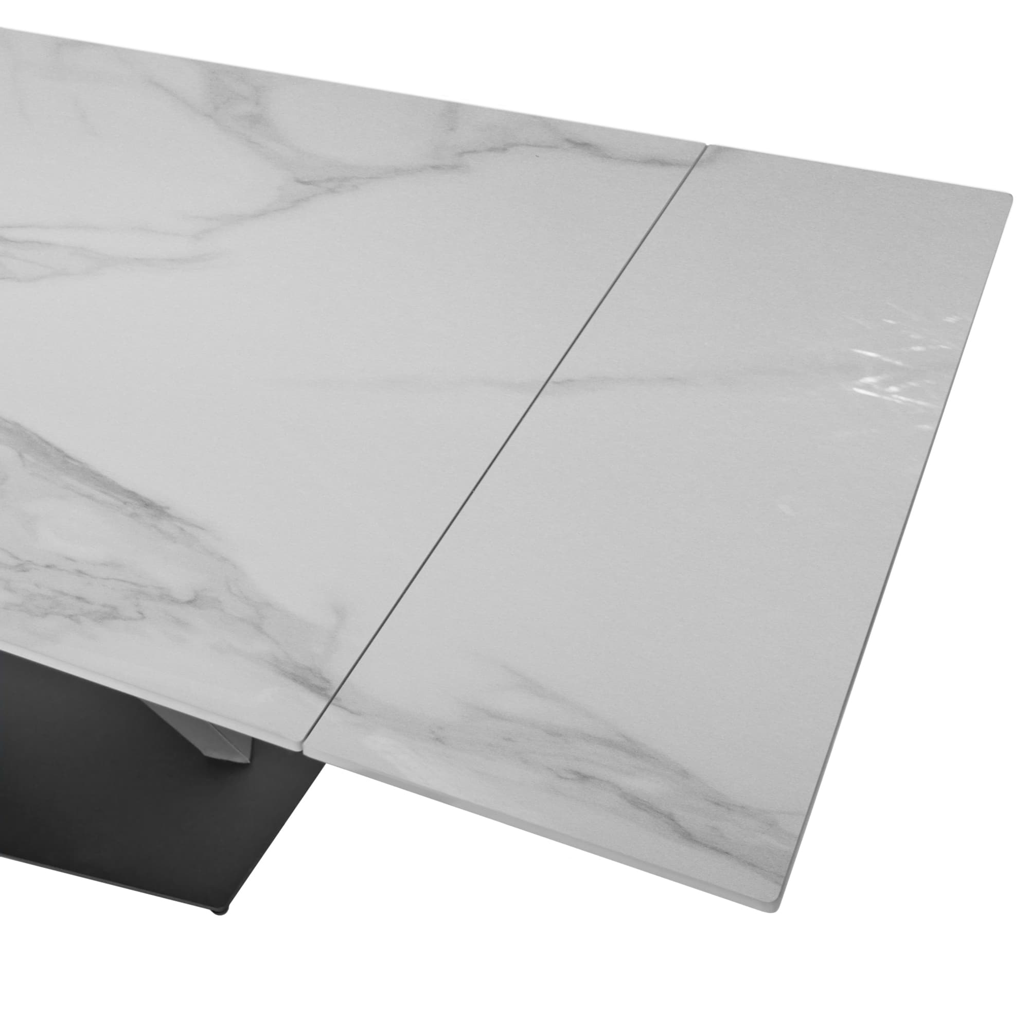 Masă extensibilă HELIOS White