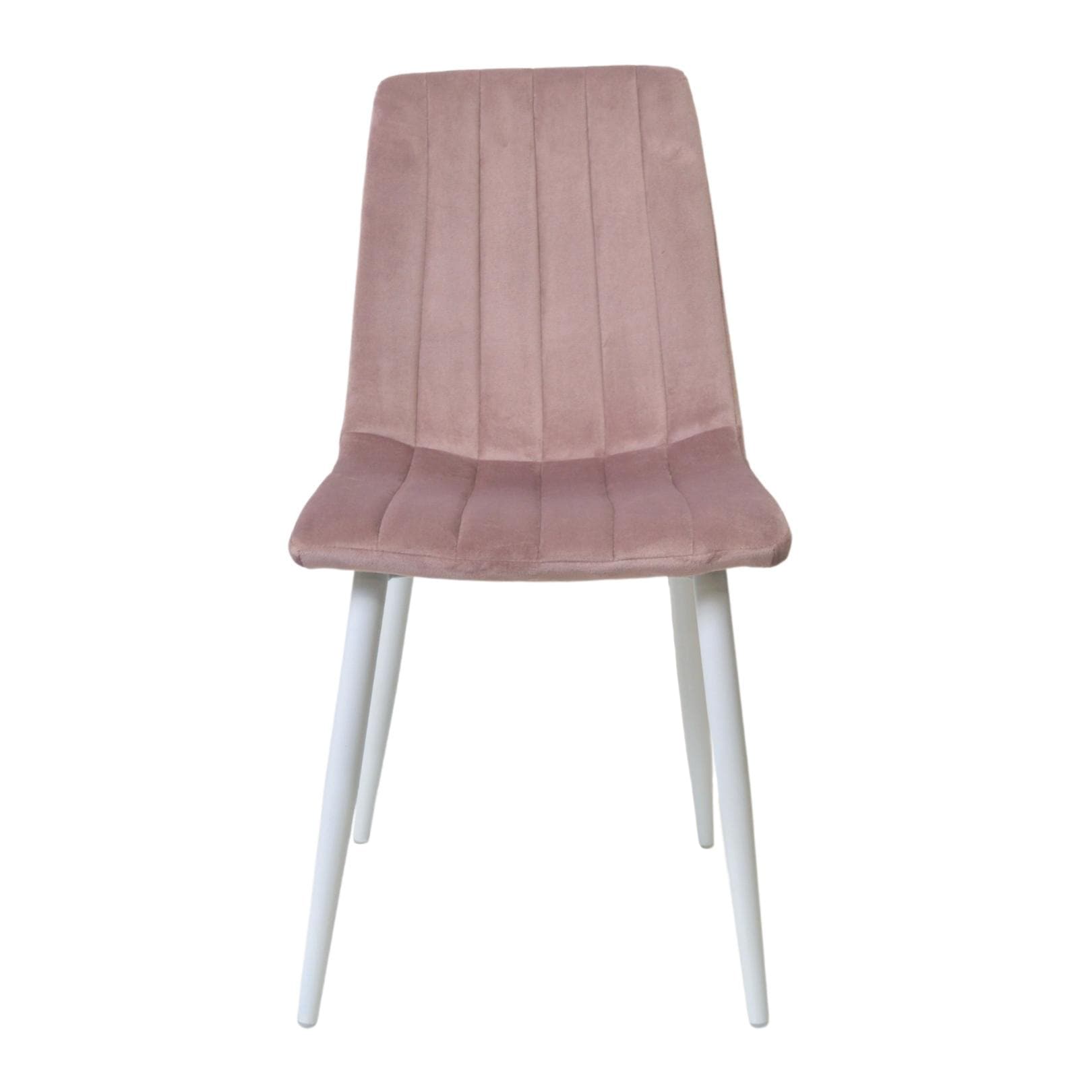 Scaun DC-90P~N25 Catifea Pudra+White Legs
