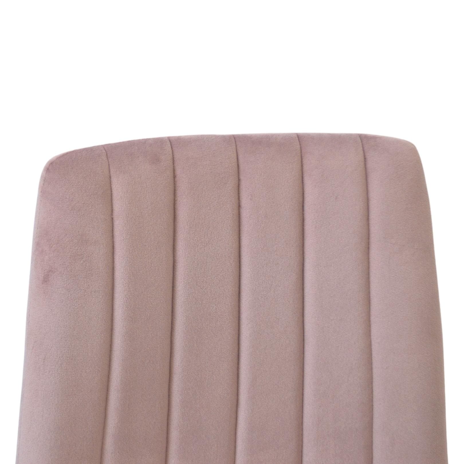 Scaun DC-90P~N25 Catifea Pudra+White Legs