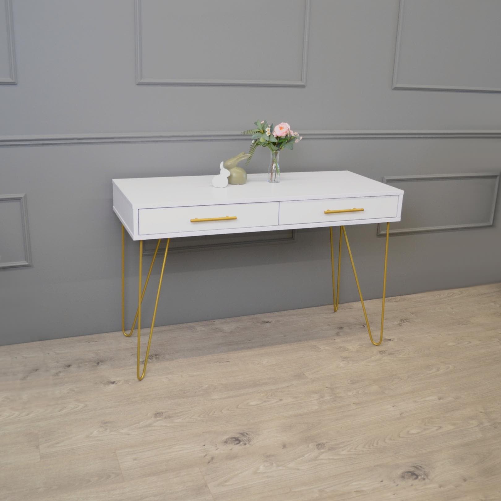 Consolă Mia White/Gold