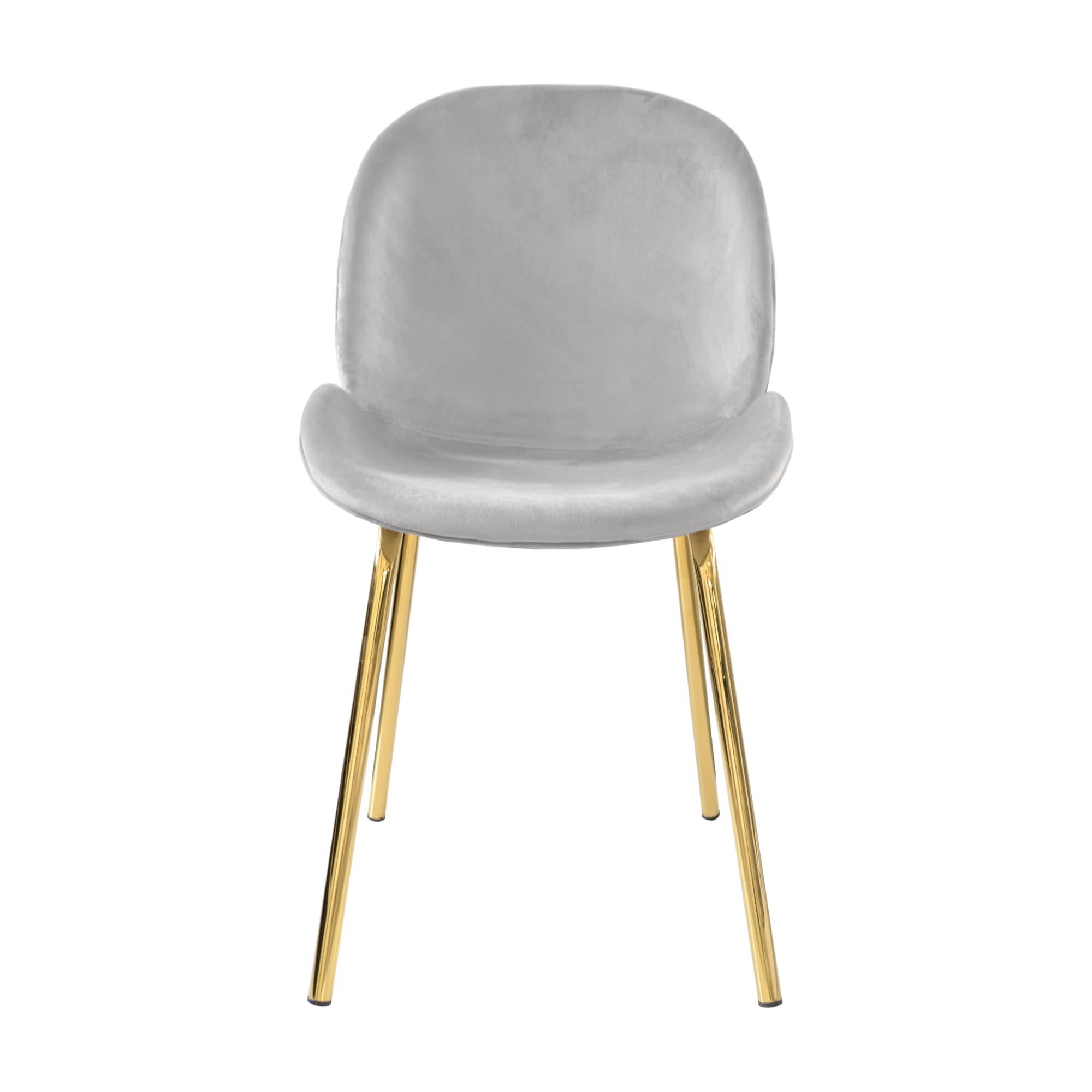 Scaun Roxy Catifea Grey+Gold Legs