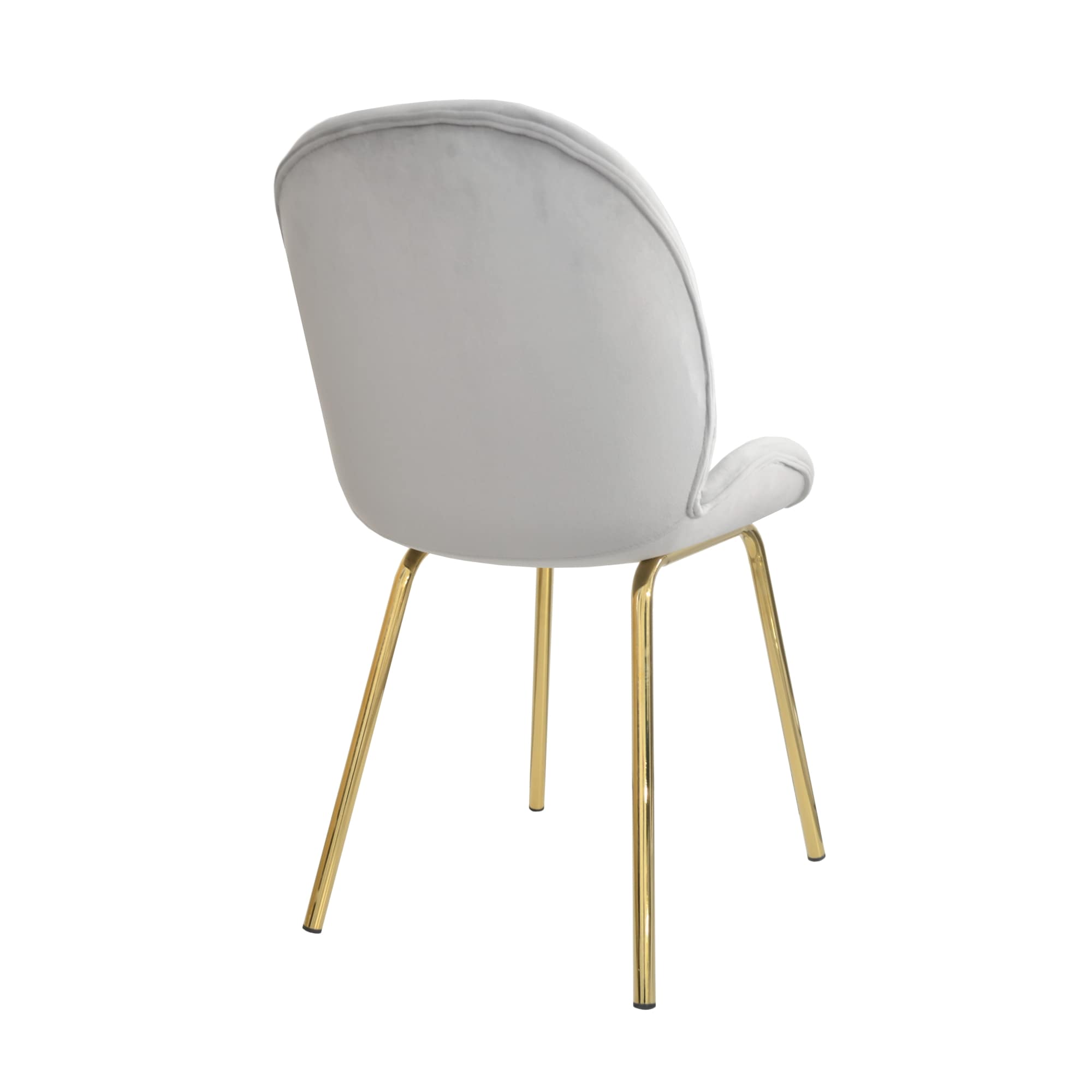 Scaun Roxy Catifea Grey+Gold Legs