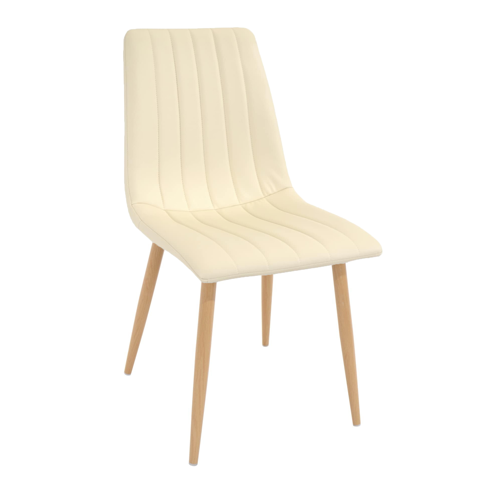 Cumpara  Mobilier pentru bucătărie - Scaun DC-90WT Beige+Transprint Legs..