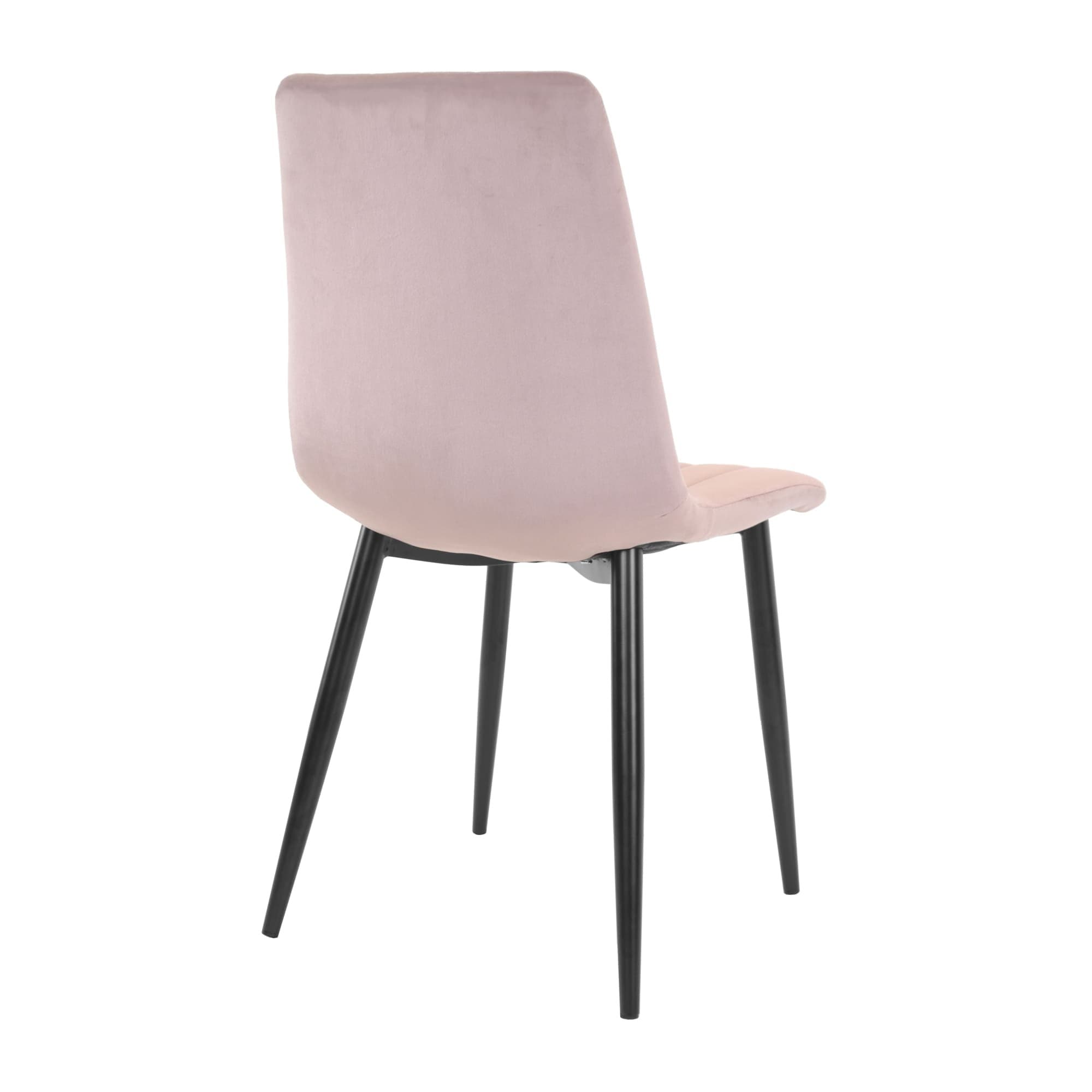 Scaun DC-90P N25 Catifea Pudra+Black Legs