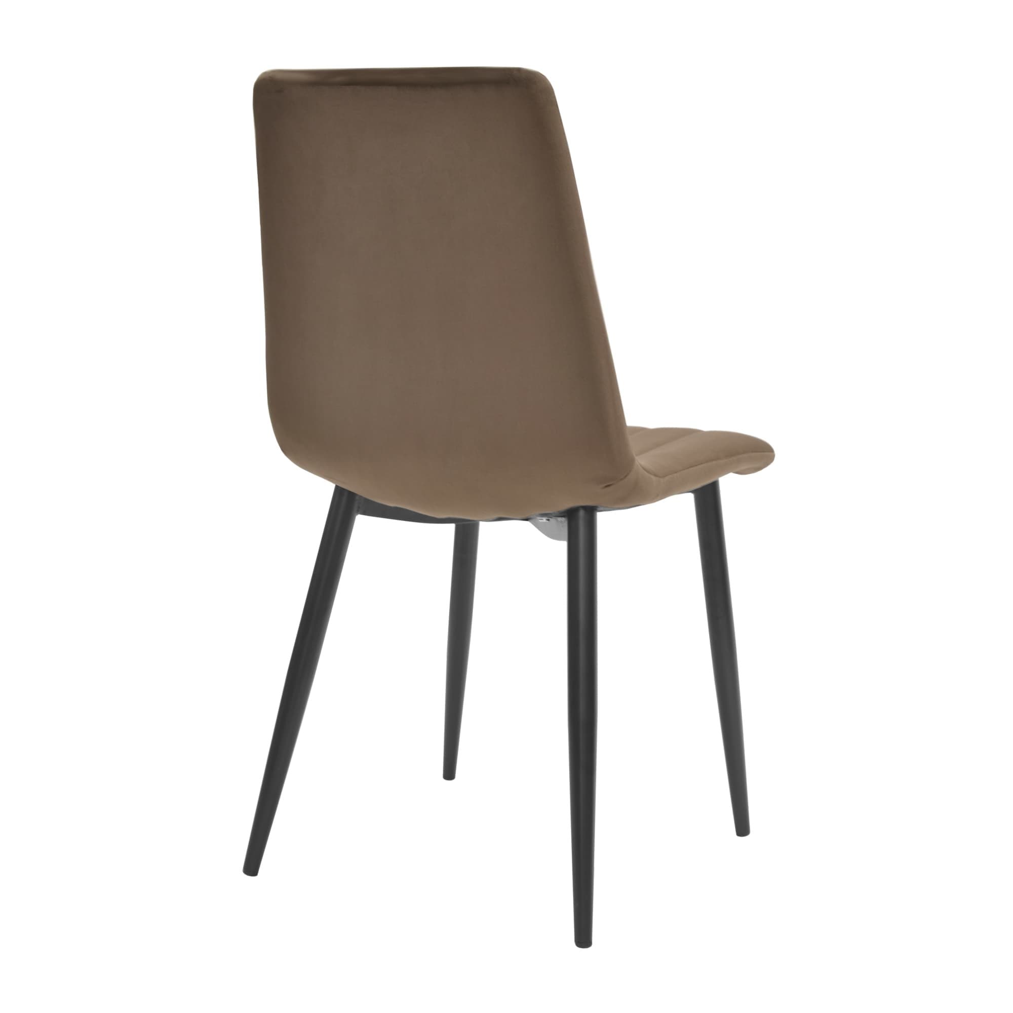Scaun DC-90P N49 Catifea-Brown+Black Legs
