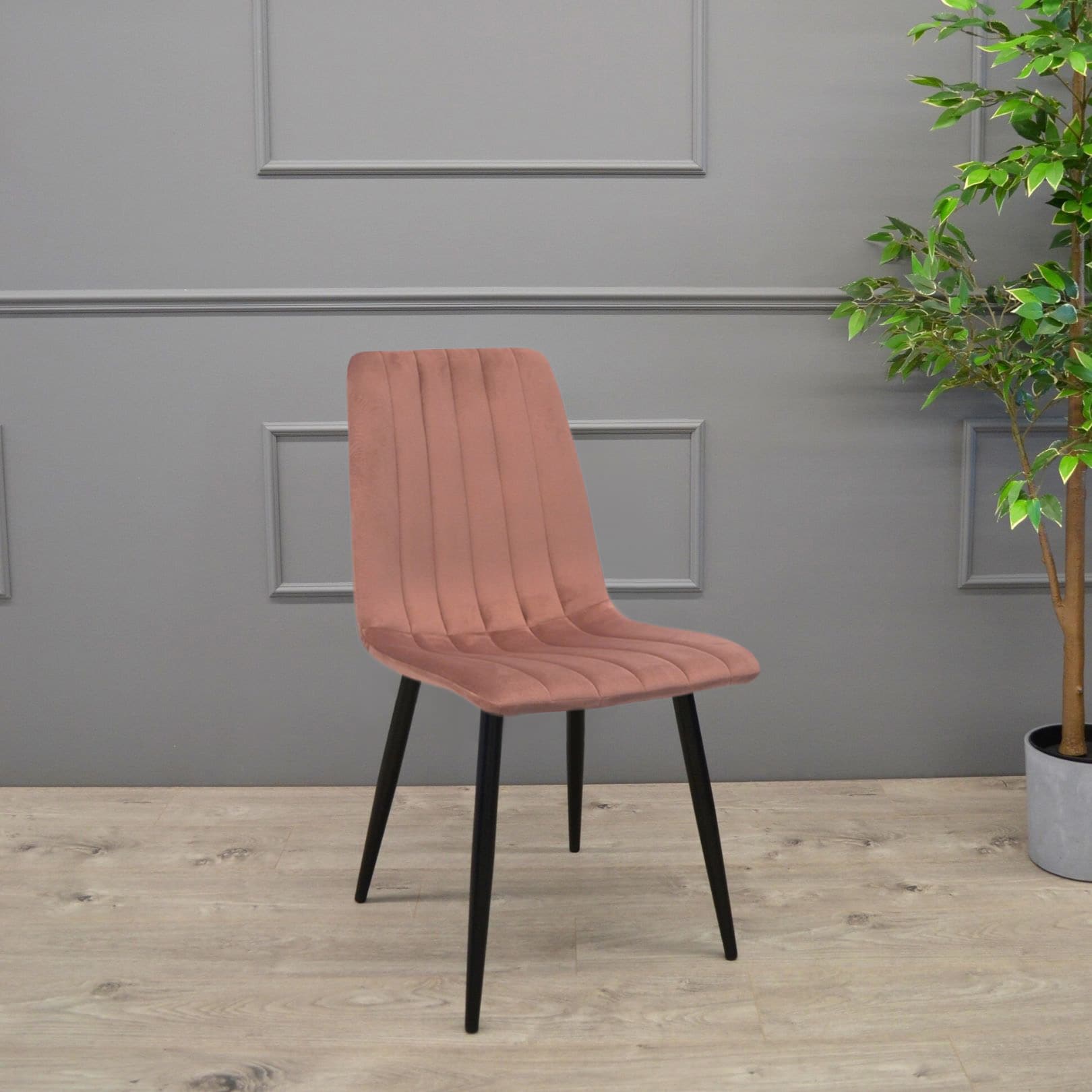 Scaun DC-90P N44 Catifea Rusty+Black Legs