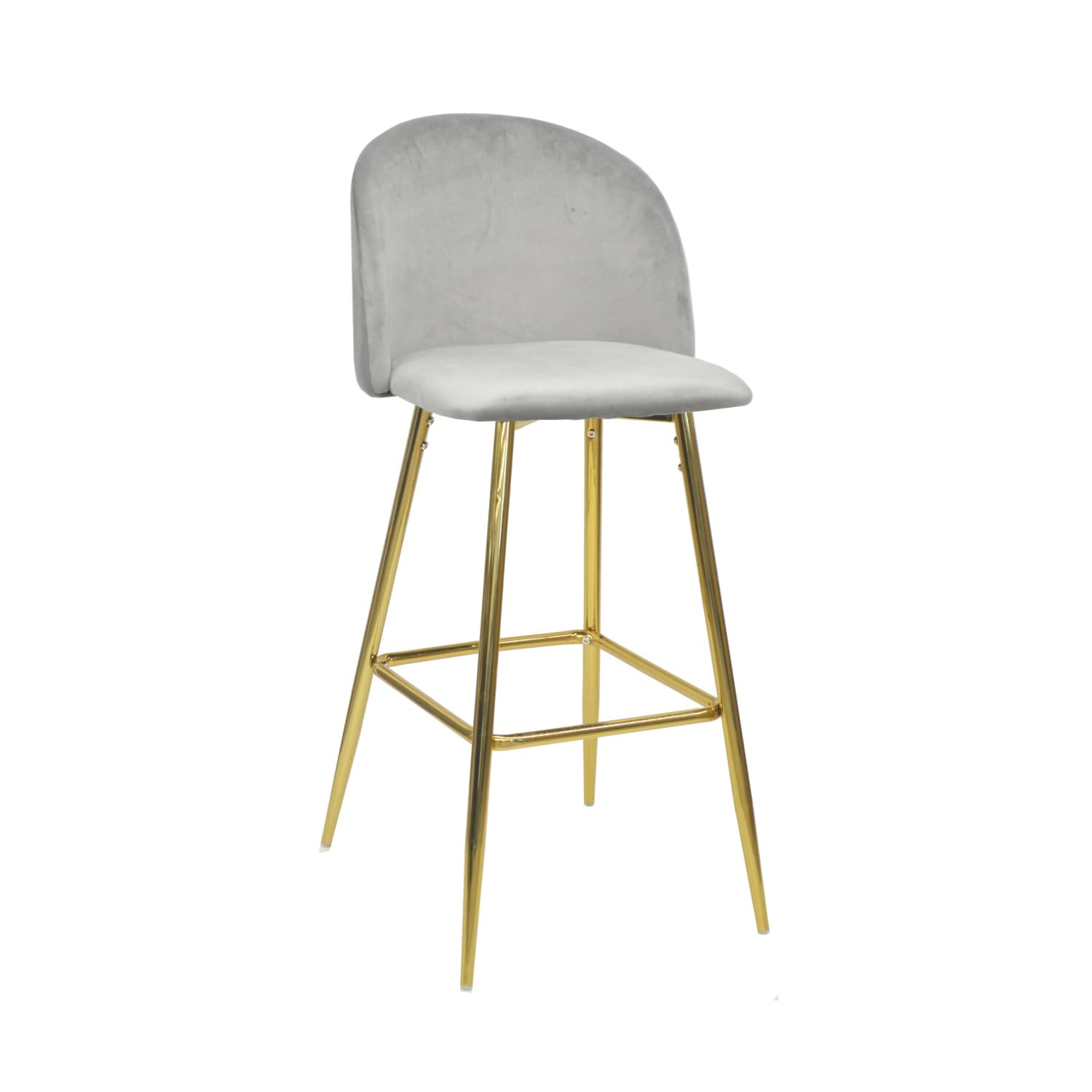 Scaun Bar Maya Grey Catifea