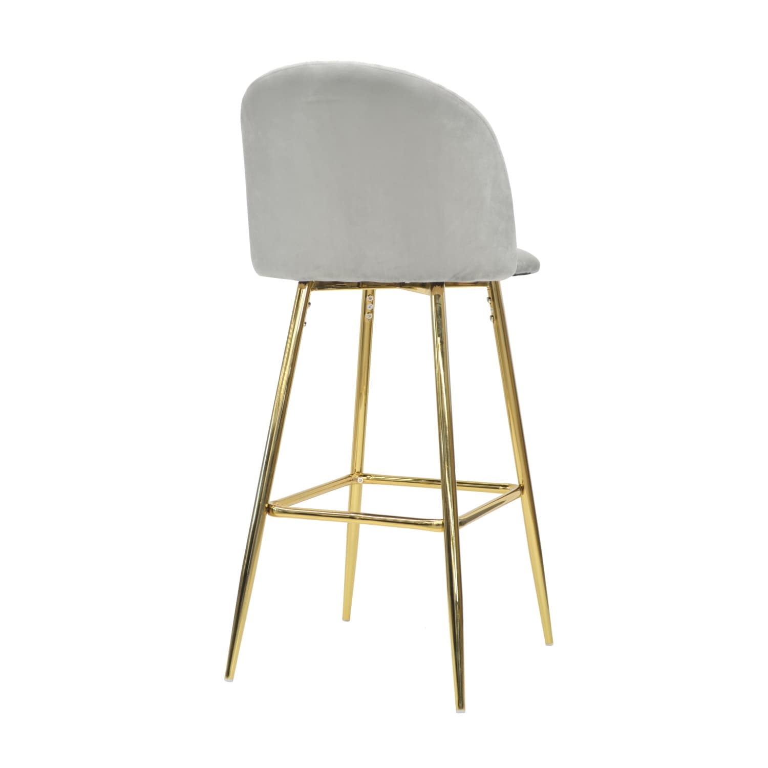 Scaun Bar Maya Grey Catifea