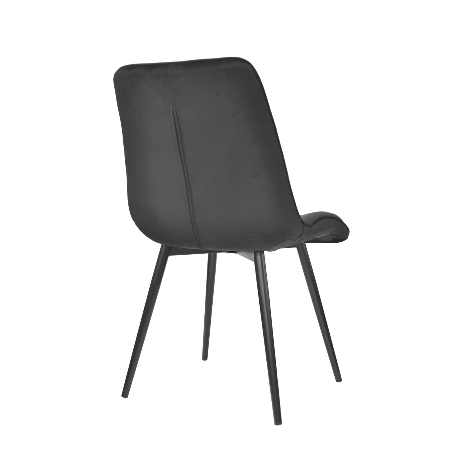 Стул Capella~Catifea Black HLR66+Black Legs