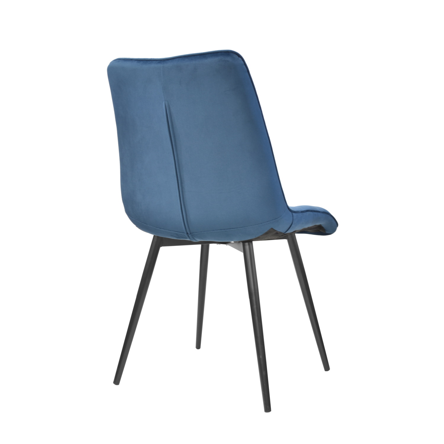 Стул  Capella~Catifea Blue HLR 63+Black Legs