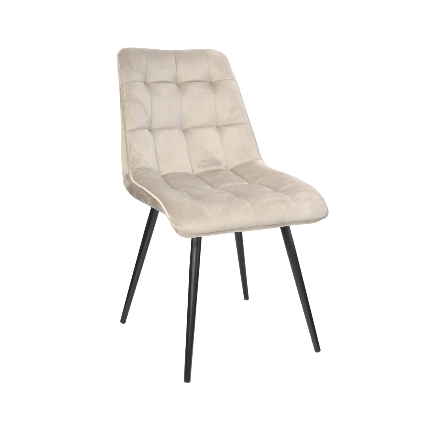 Cumpara  Mobilier pentru bucătărie - Scaun Capella (Hlr9) Catifea Camel+Black Legs..