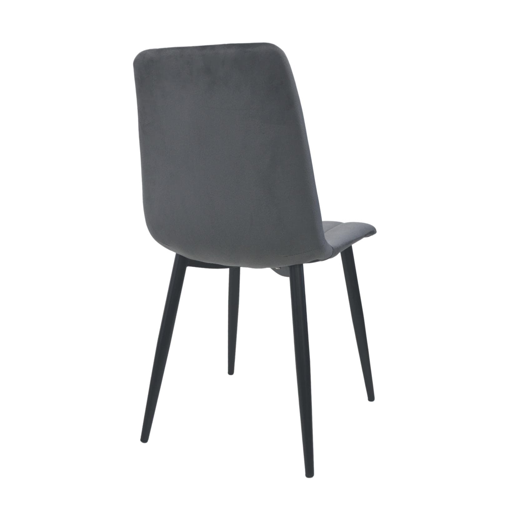 Scaun DC-90P~N21 Catifea Dark Grey+Black Legs