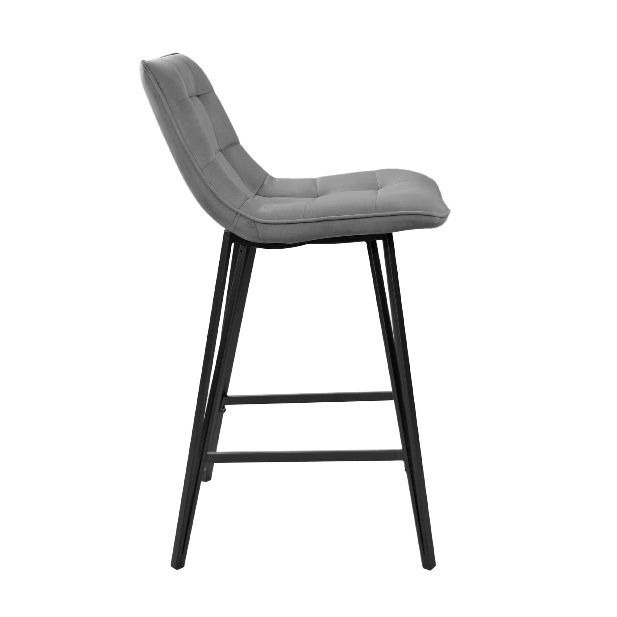 Scaun Bar Laus Grey Catifea