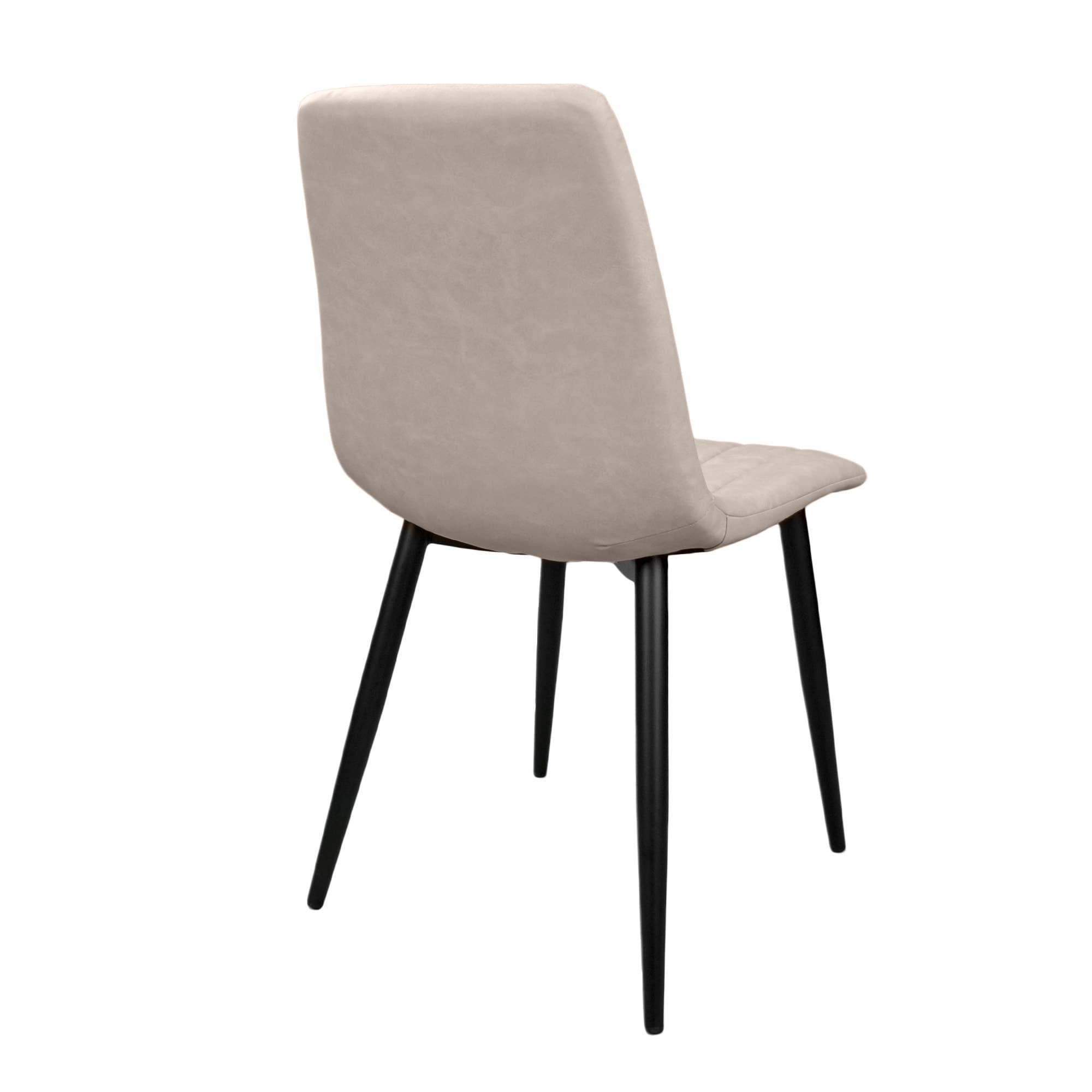 Scaun DC-90P~191-03-Light Grey PU+Black Legs