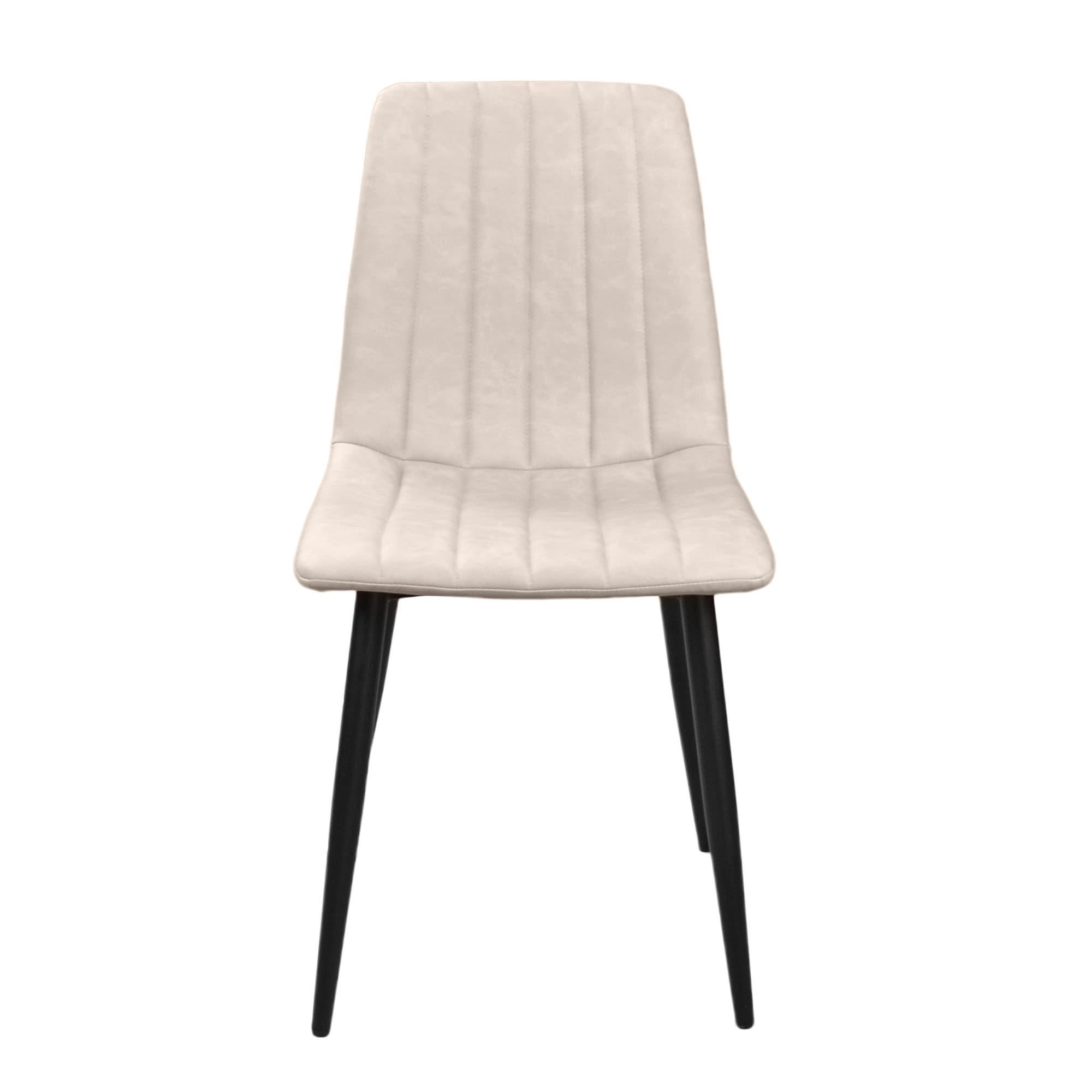 Scaun DC-90P~191-03-Light Grey PU+Black Legs